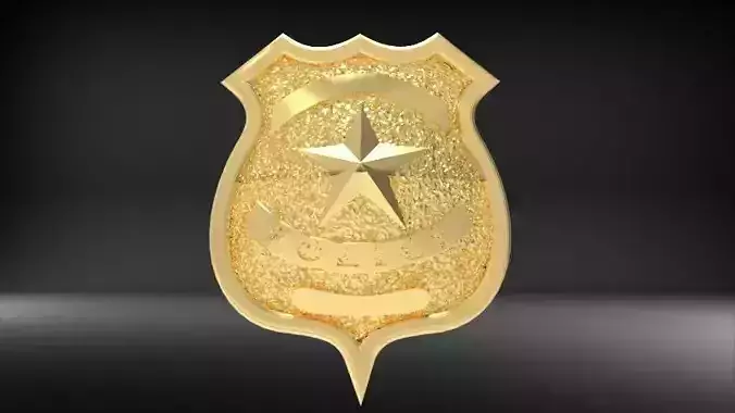 Police Badge  3D print model