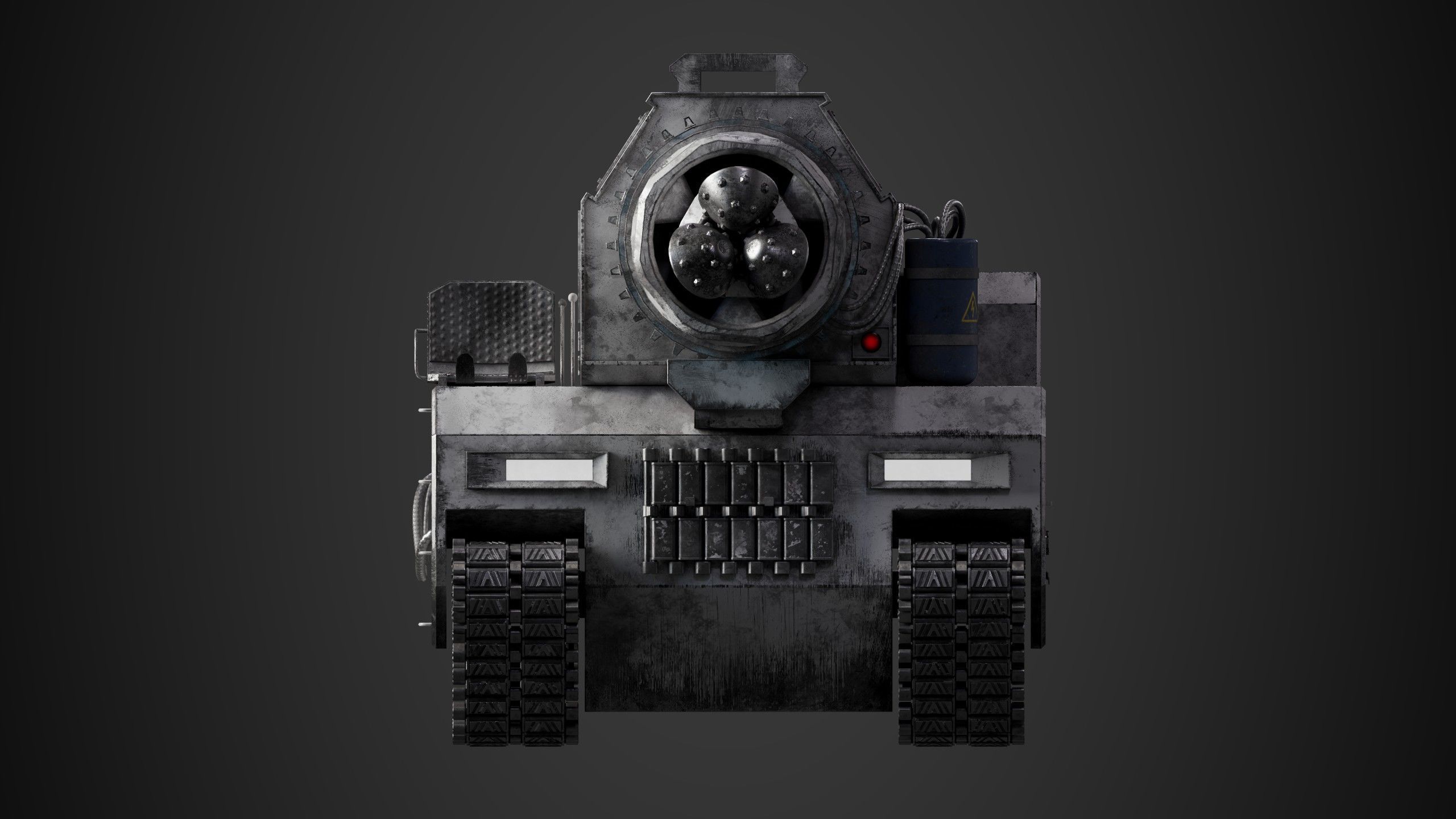 Sci-Fi Drilling Machine 3D model_7