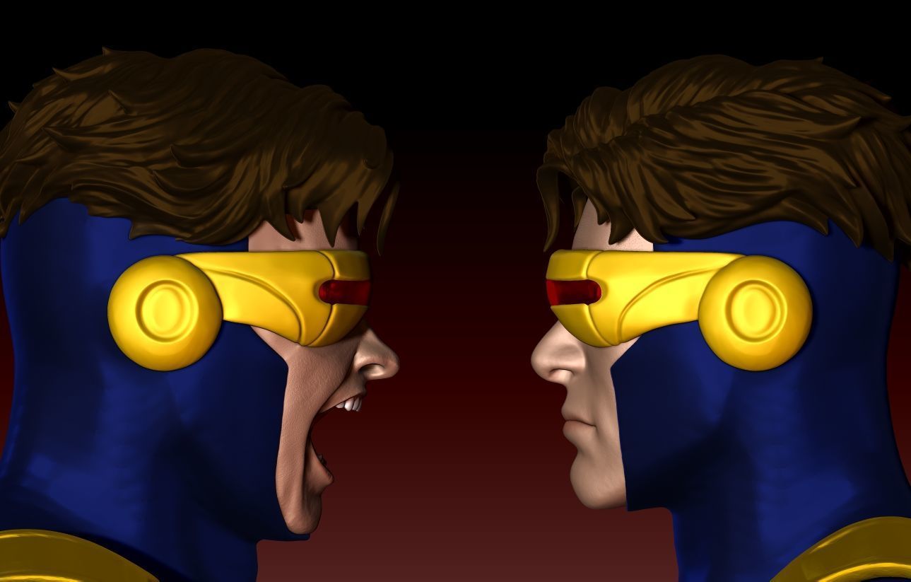 Cyclops Headsculpt  3D print model_2
