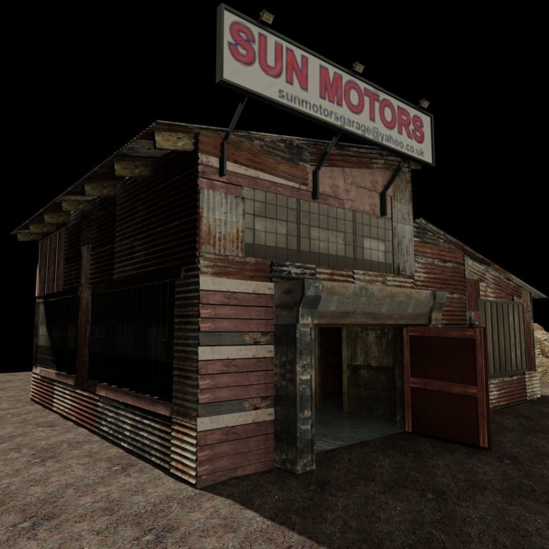 Environment Shanty Pack V1 Low-poly 3D model_7