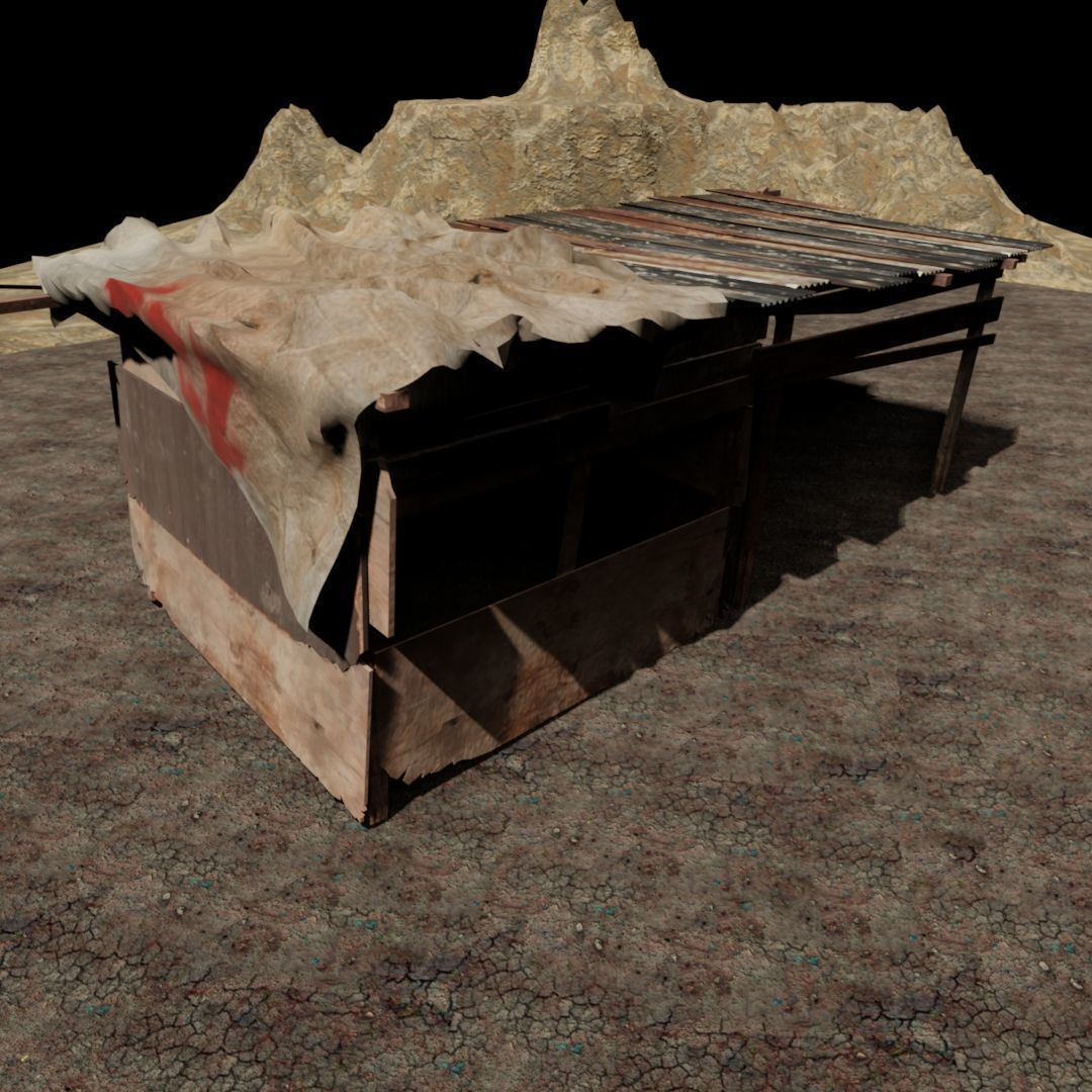Environment Shanty Pack V1 Low-poly 3D model_11