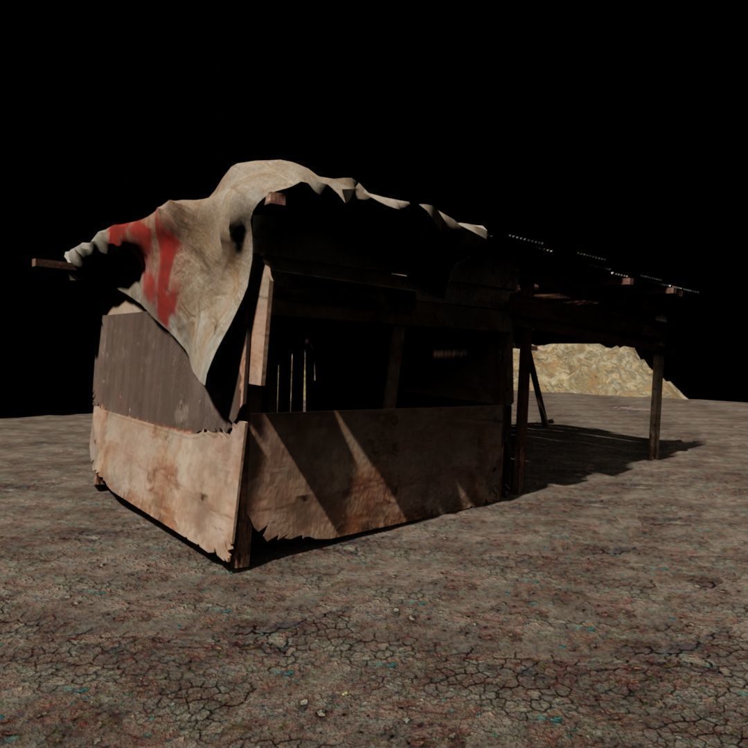 Environment Shanty Pack V1 Low-poly 3D model_10