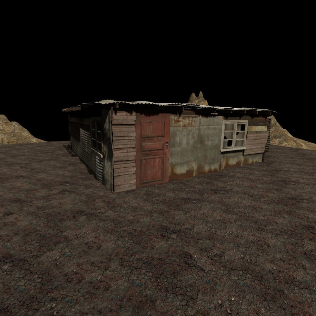 Environment Shanty Pack V1 Low-poly 3D model_5