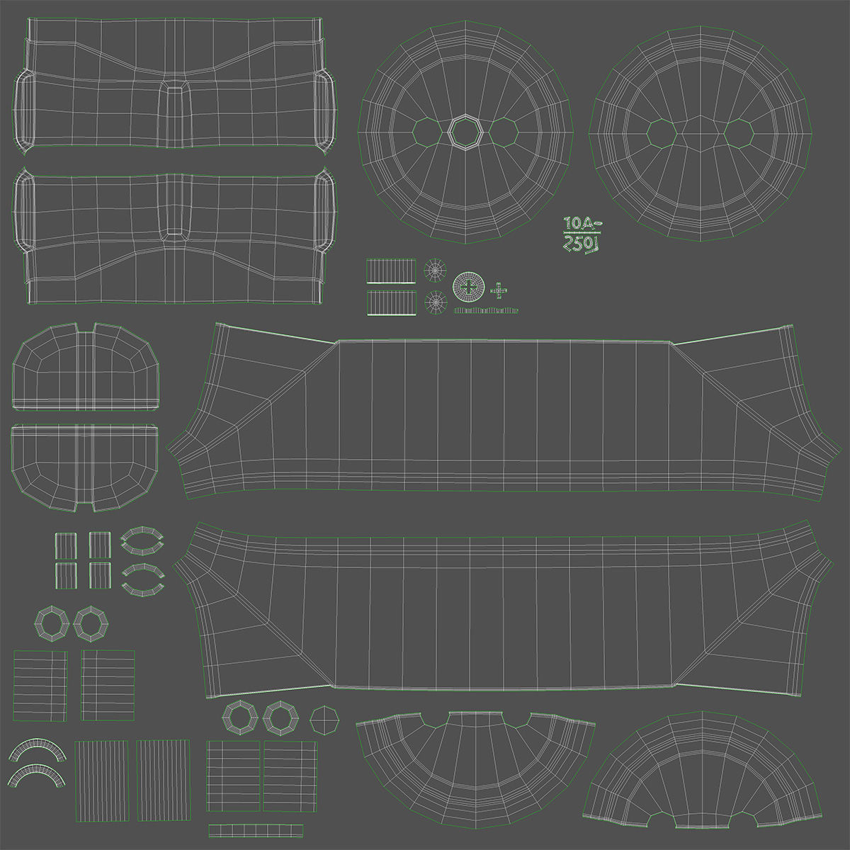 Electrical Multiplug 3D model_13