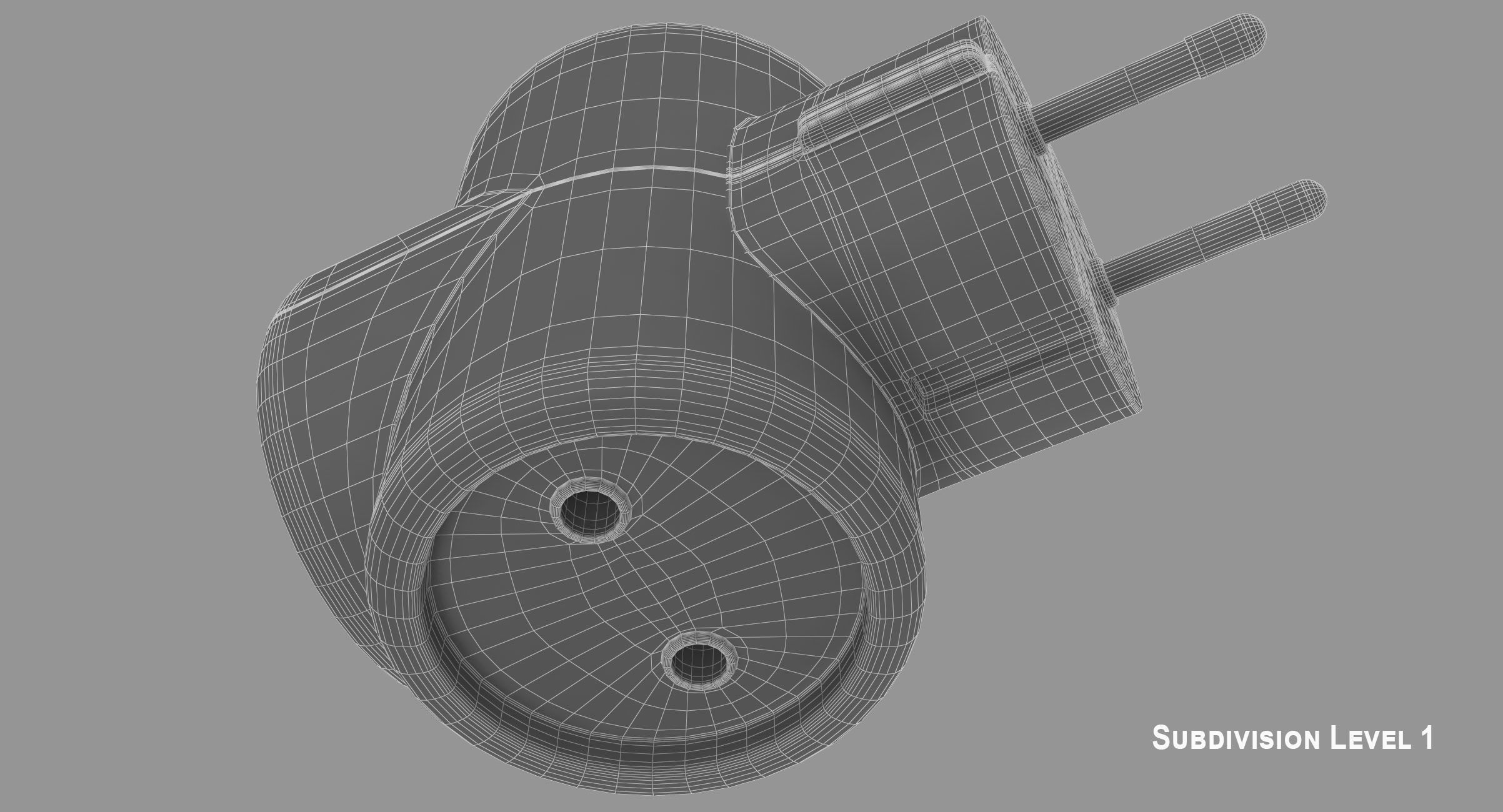 Electrical Multiplug 3D model_10