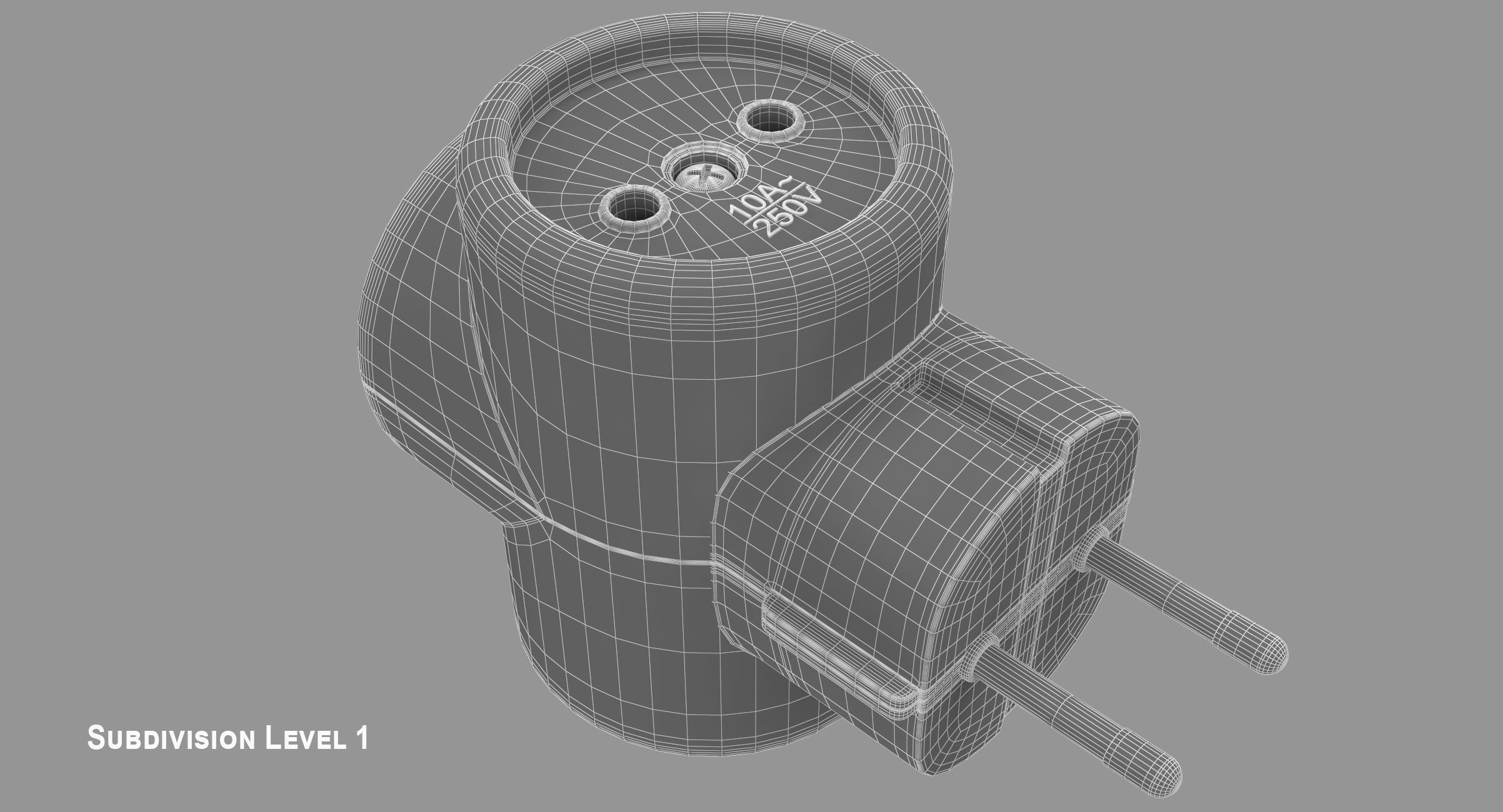 Electrical Multiplug 3D model_8