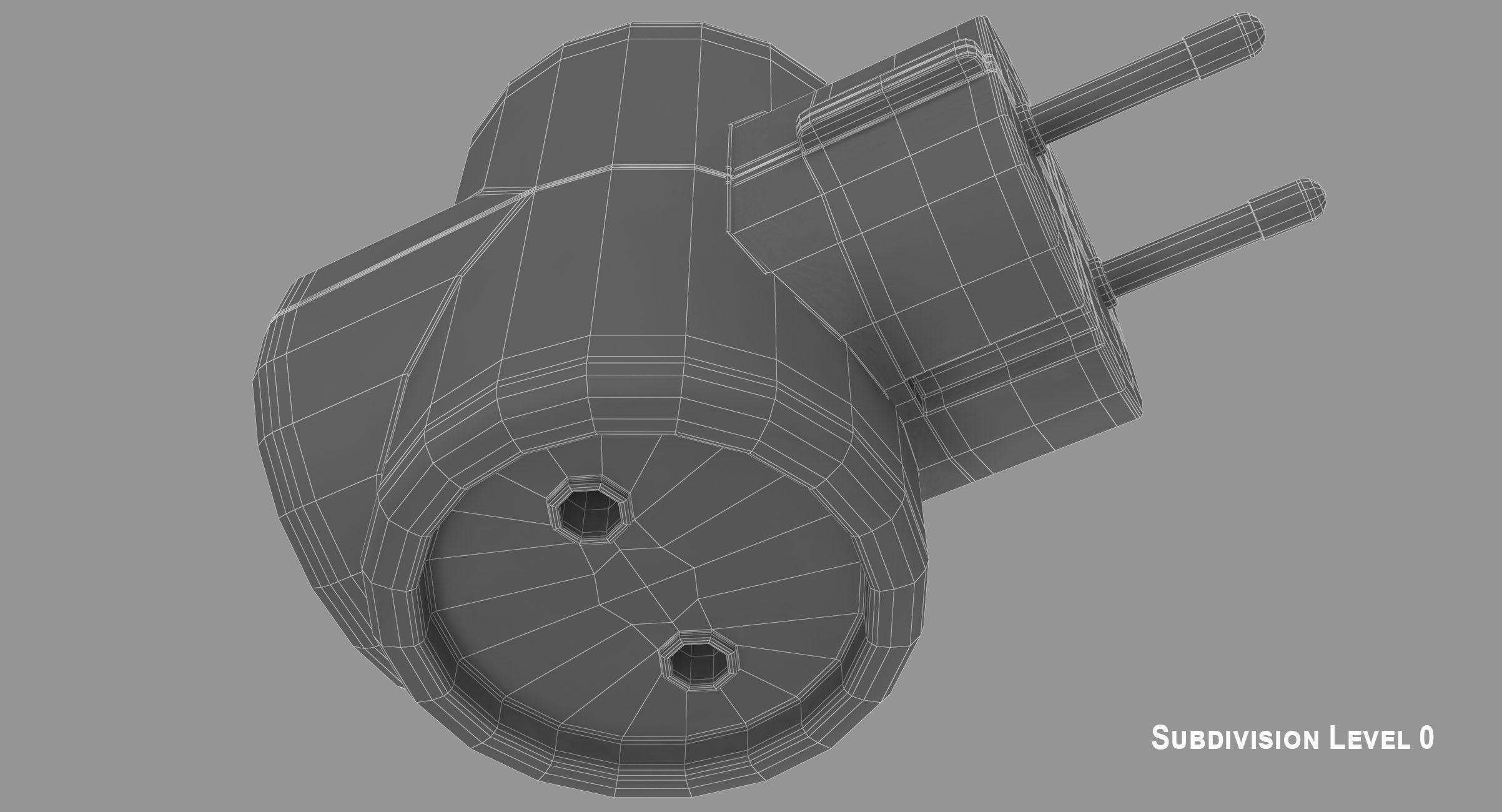 Electrical Multiplug 3D model_9