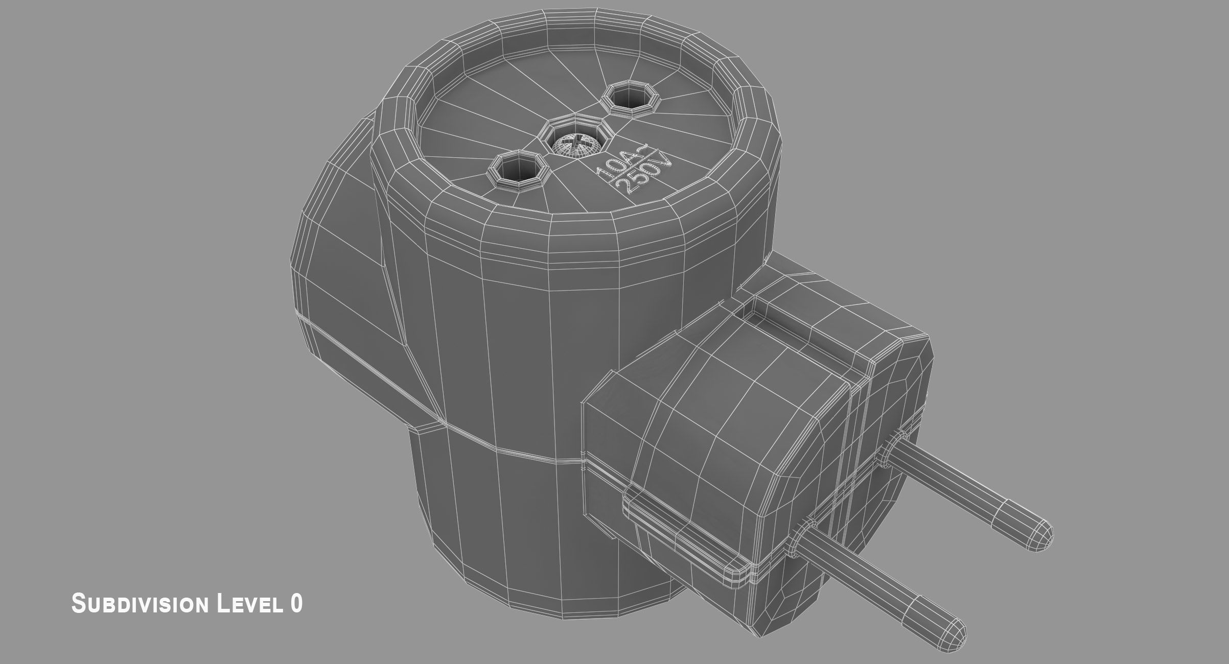 Electrical Multiplug 3D model_7