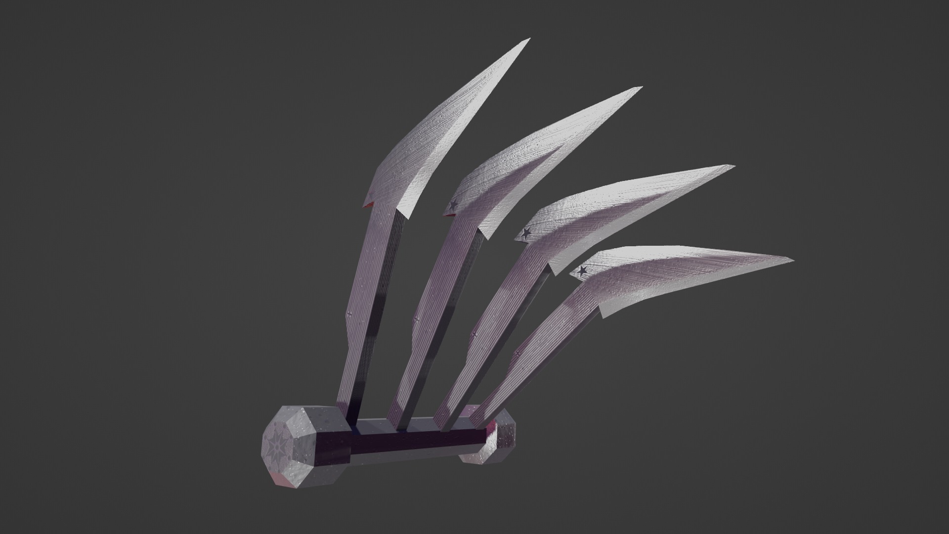 STEEL CLAWS Low-poly 3D model_24