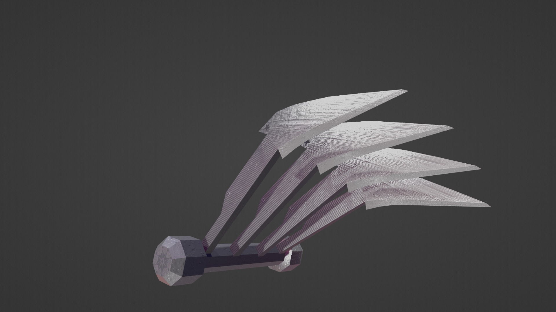 STEEL CLAWS Low-poly 3D model_17