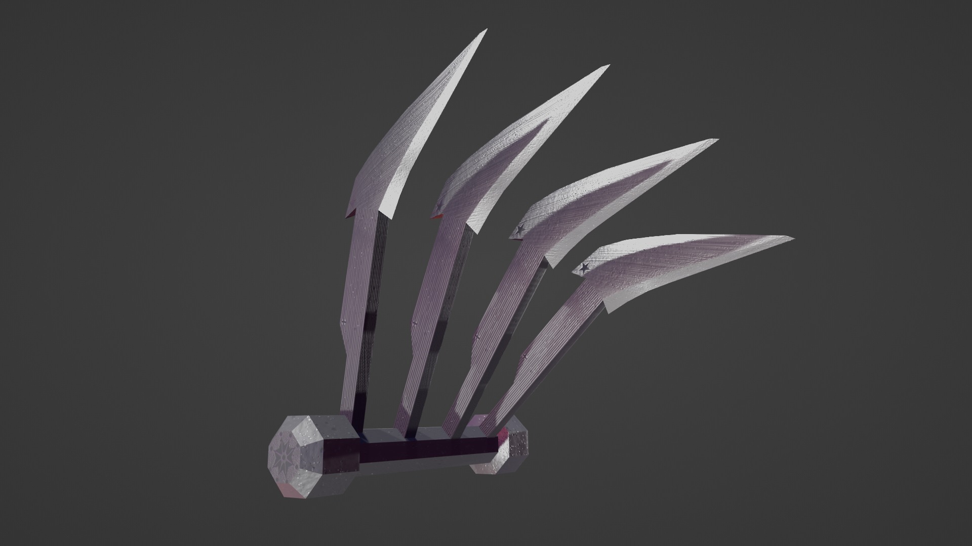 STEEL CLAWS Low-poly 3D model_18