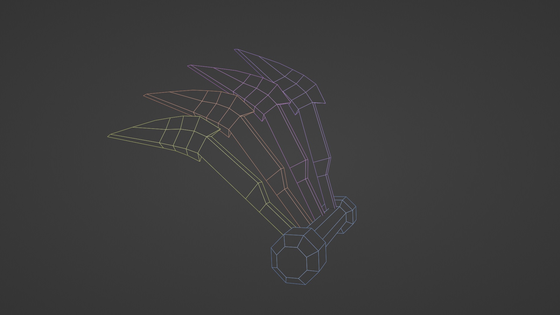 STEEL CLAWS Low-poly 3D model_26