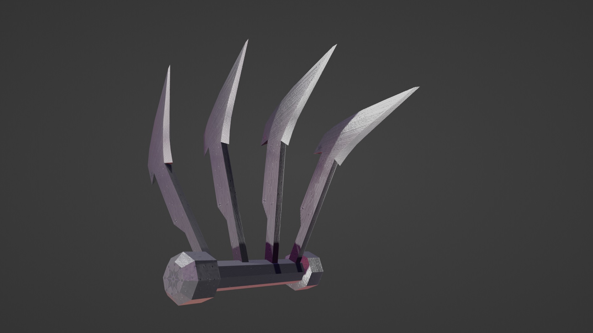 STEEL CLAWS Low-poly 3D model_21