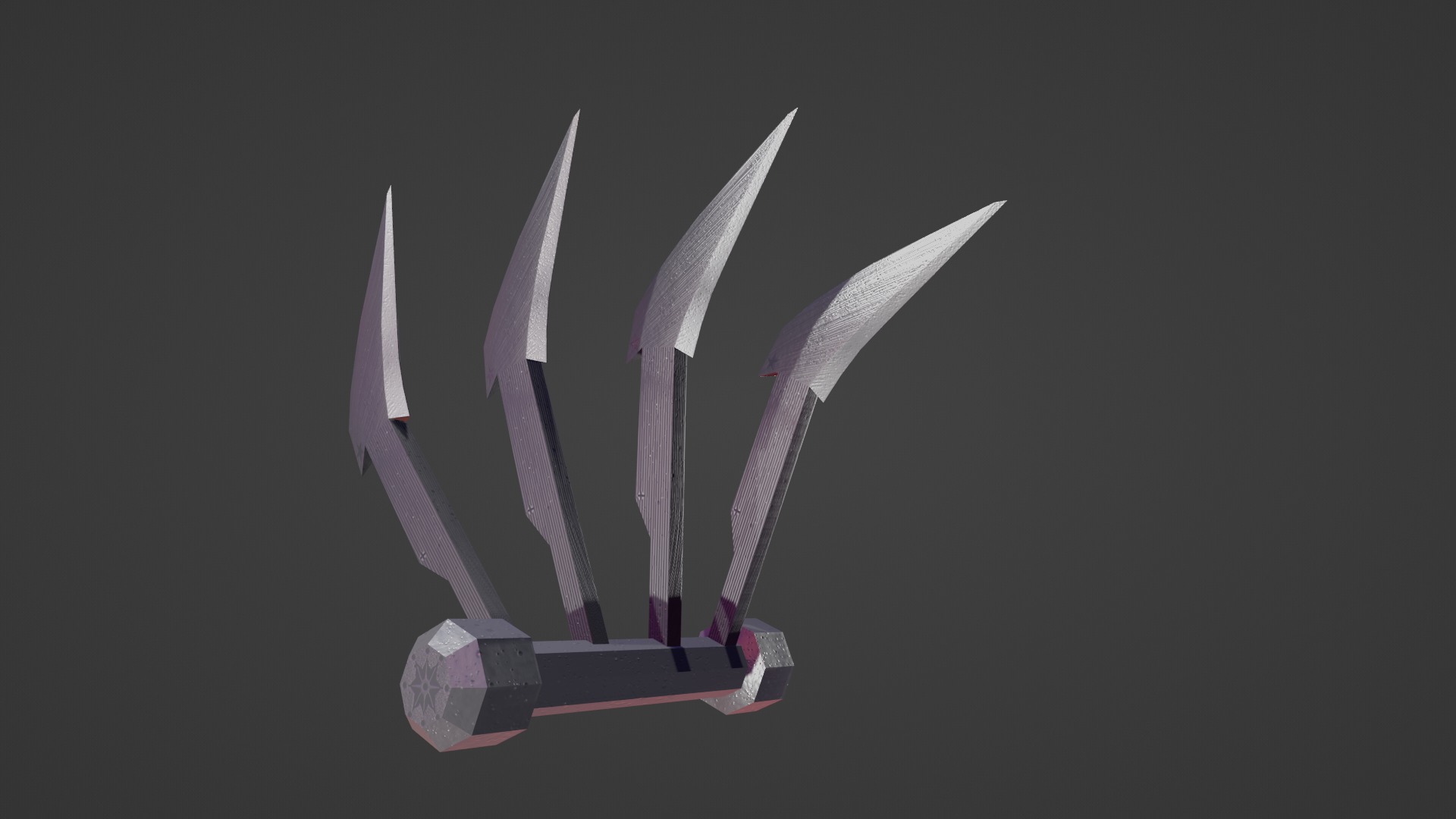 STEEL CLAWS Low-poly 3D model_22