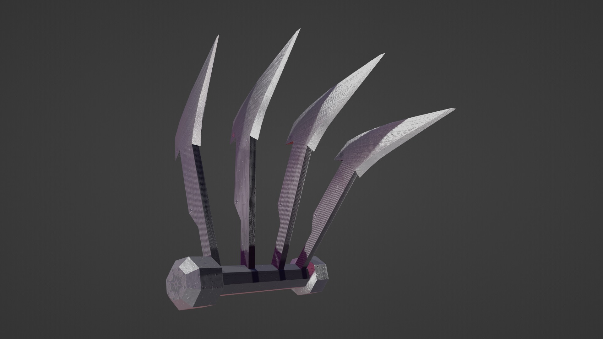 STEEL CLAWS Low-poly 3D model_15