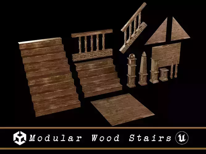 Modular Wood Stairs