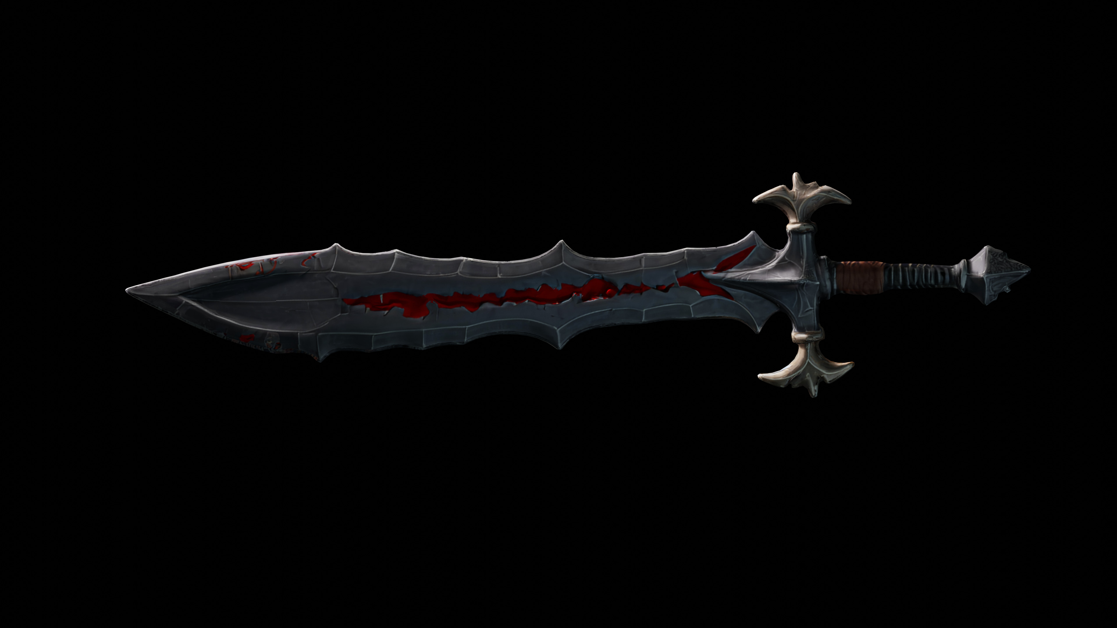 Chaos and Ice Swords Pack Low-poly 3D model_2