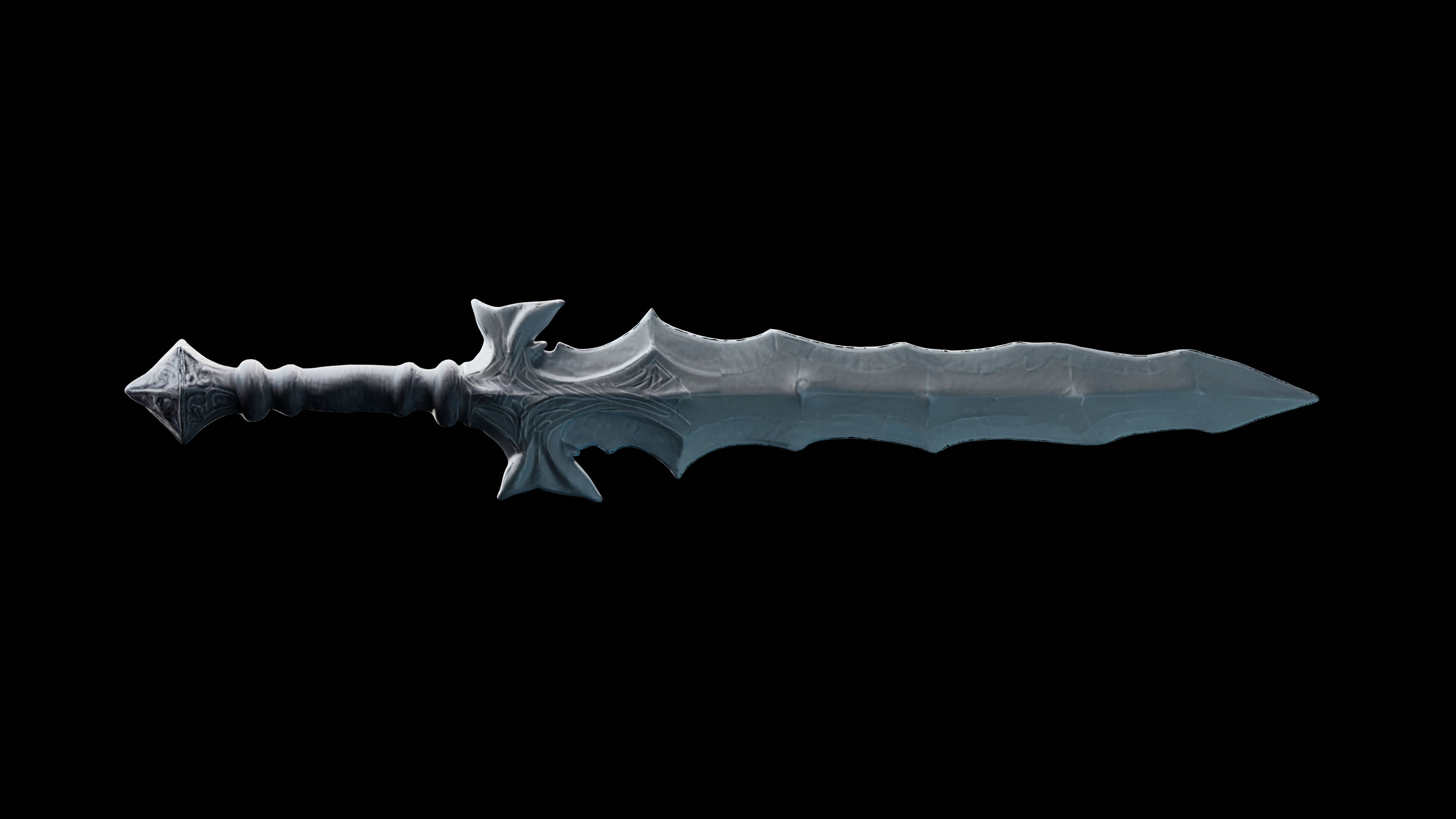 Chaos and Ice Swords Pack Low-poly 3D model_3