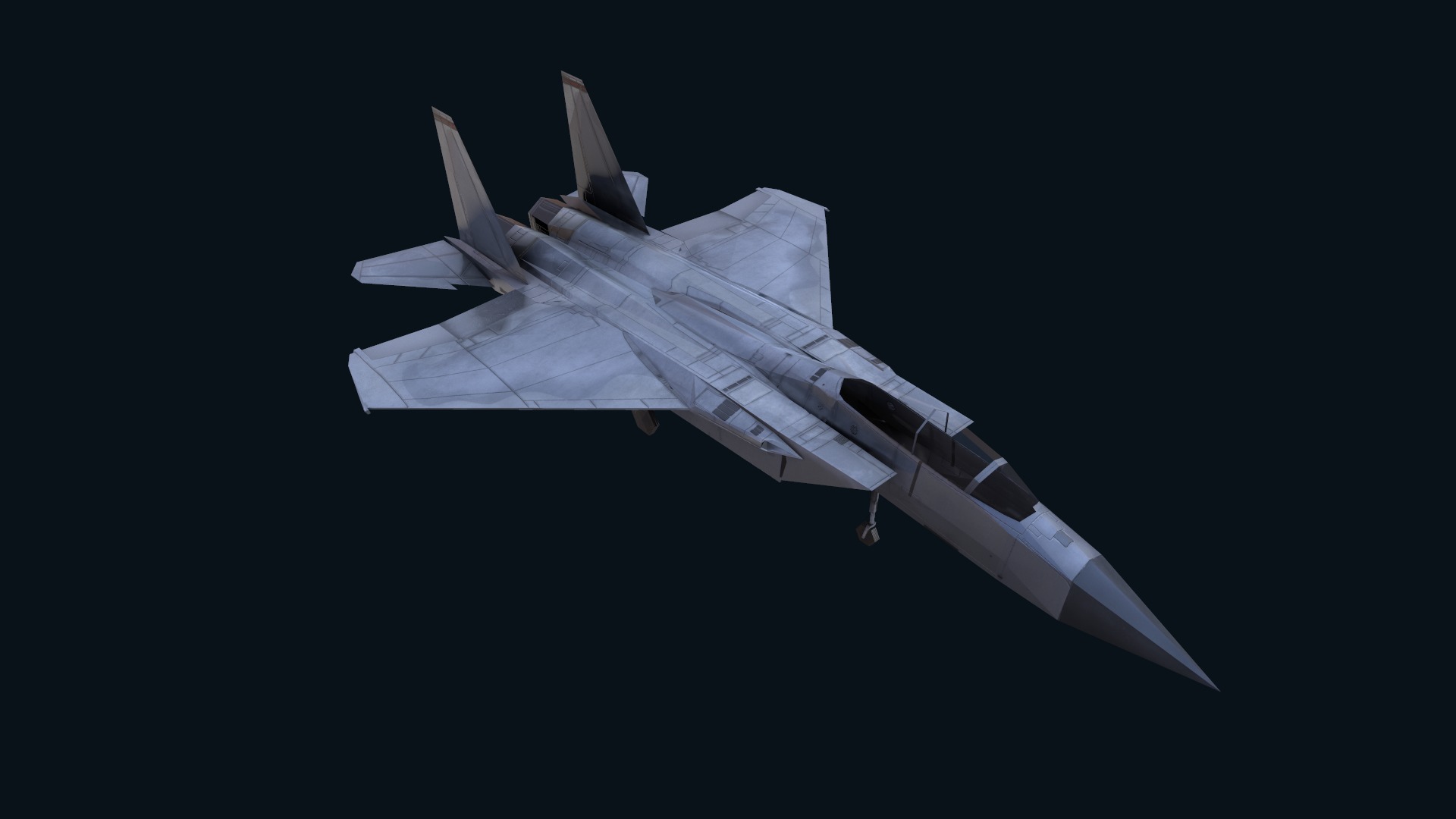 Asset - Army - F15 Eagle 3D MODEL Low-poly 3D model_55