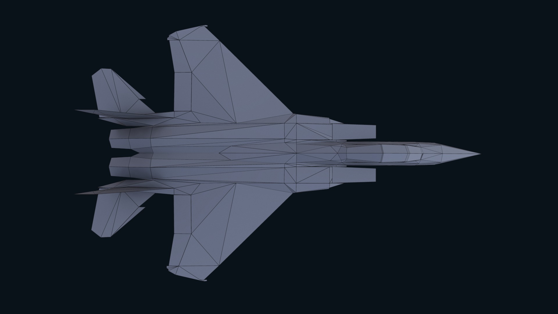 Asset - Army - F15 Eagle 3D MODEL Low-poly 3D model_64