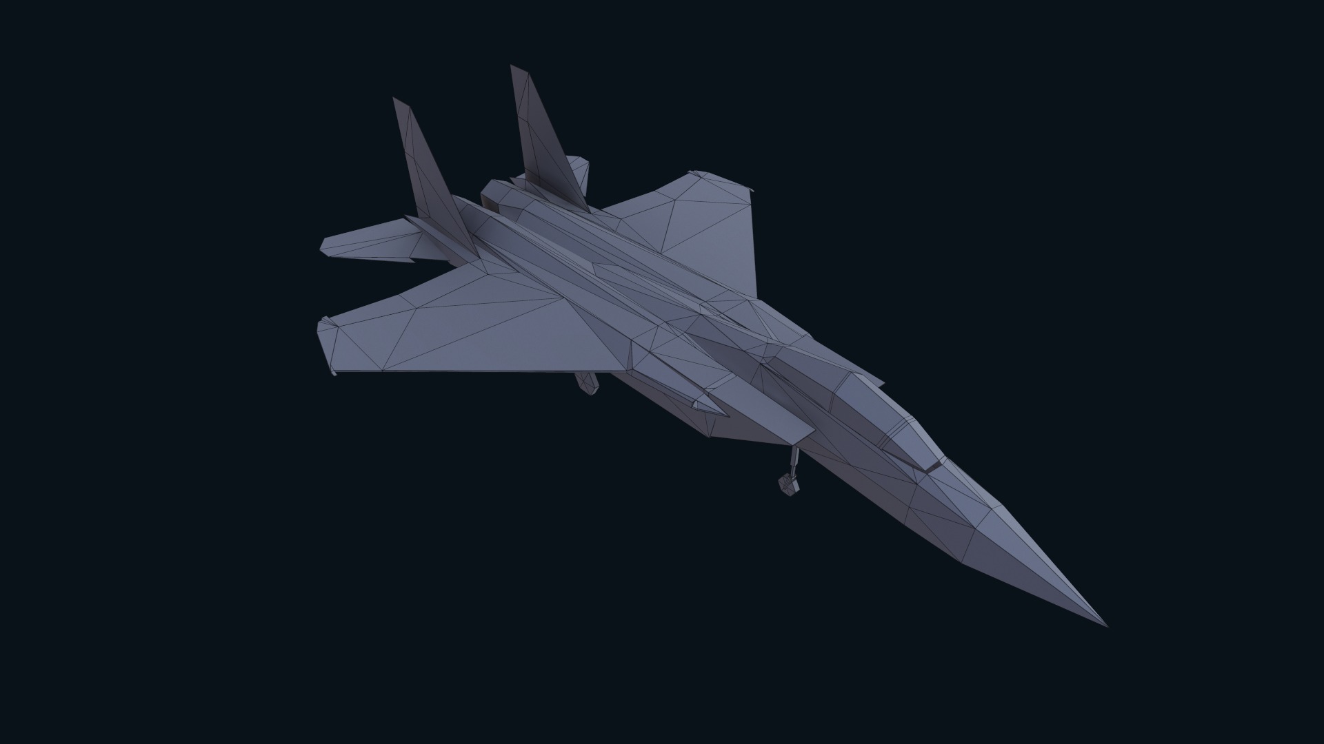 Asset - Army - F15 Eagle 3D MODEL Low-poly 3D model_61