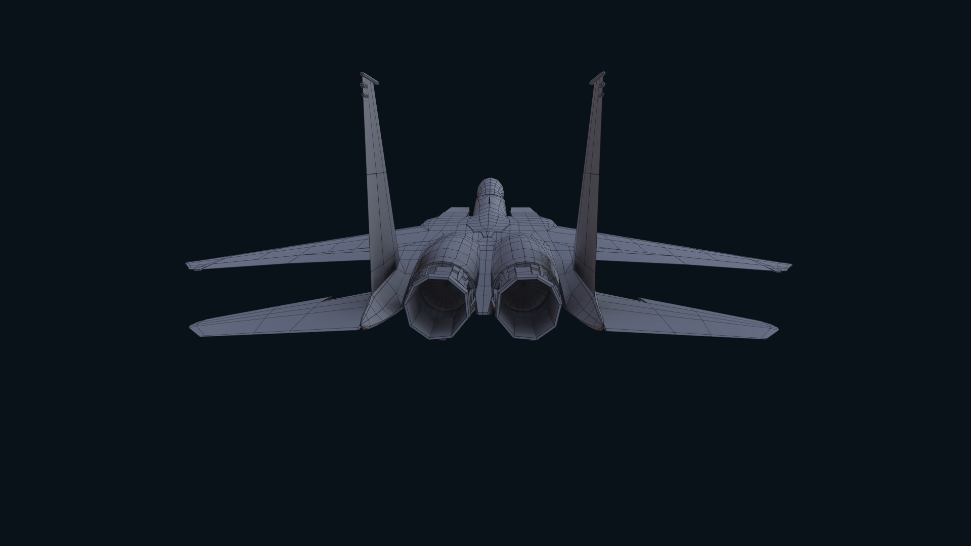 Asset - Army - F15 Eagle 3D MODEL Low-poly 3D model_27