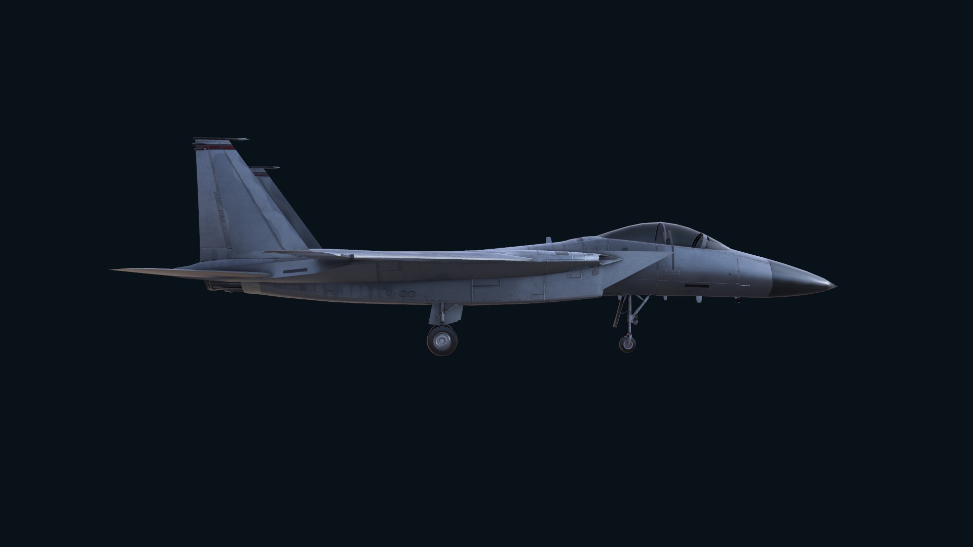 Asset - Army - F15 Eagle 3D MODEL Low-poly 3D model_8