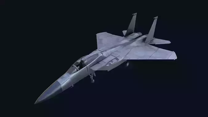 Asset - Army - F15 Eagle 3D MODEL Low-poly 3D model
