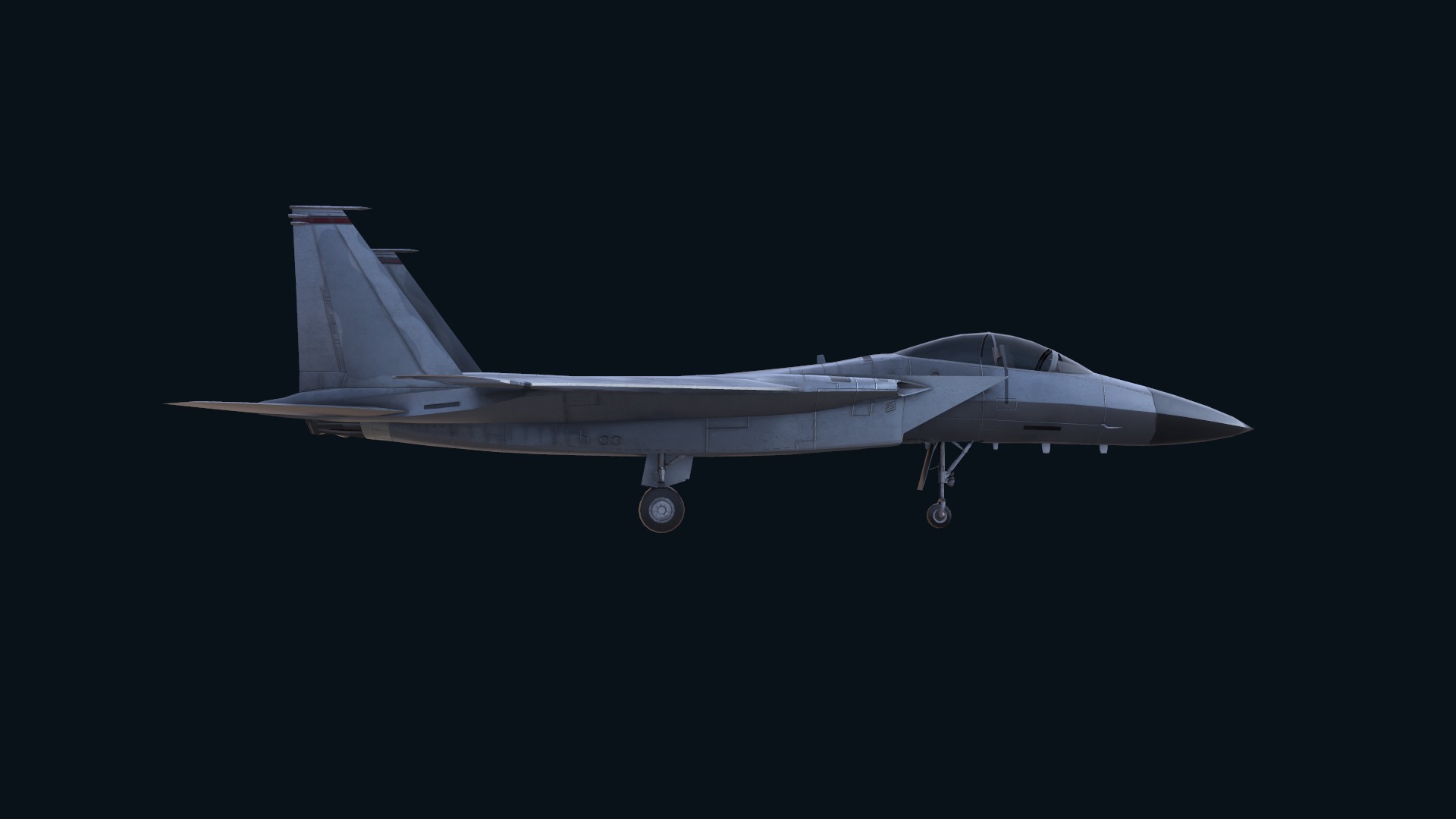 Asset - Army - F15 Eagle 3D MODEL Low-poly 3D model_20