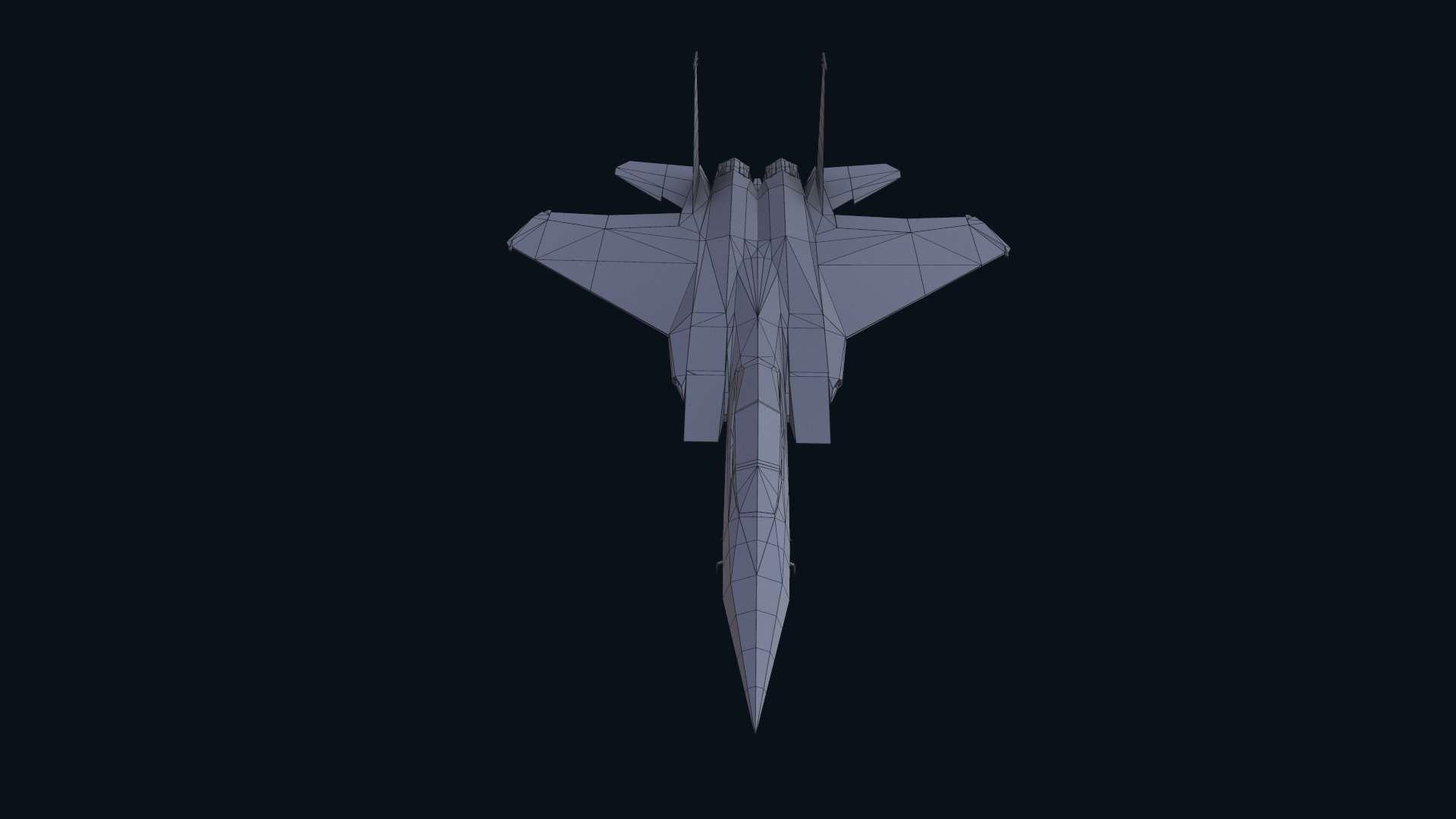 Asset - Army - F15 Eagle 3D MODEL Low-poly 3D model_36