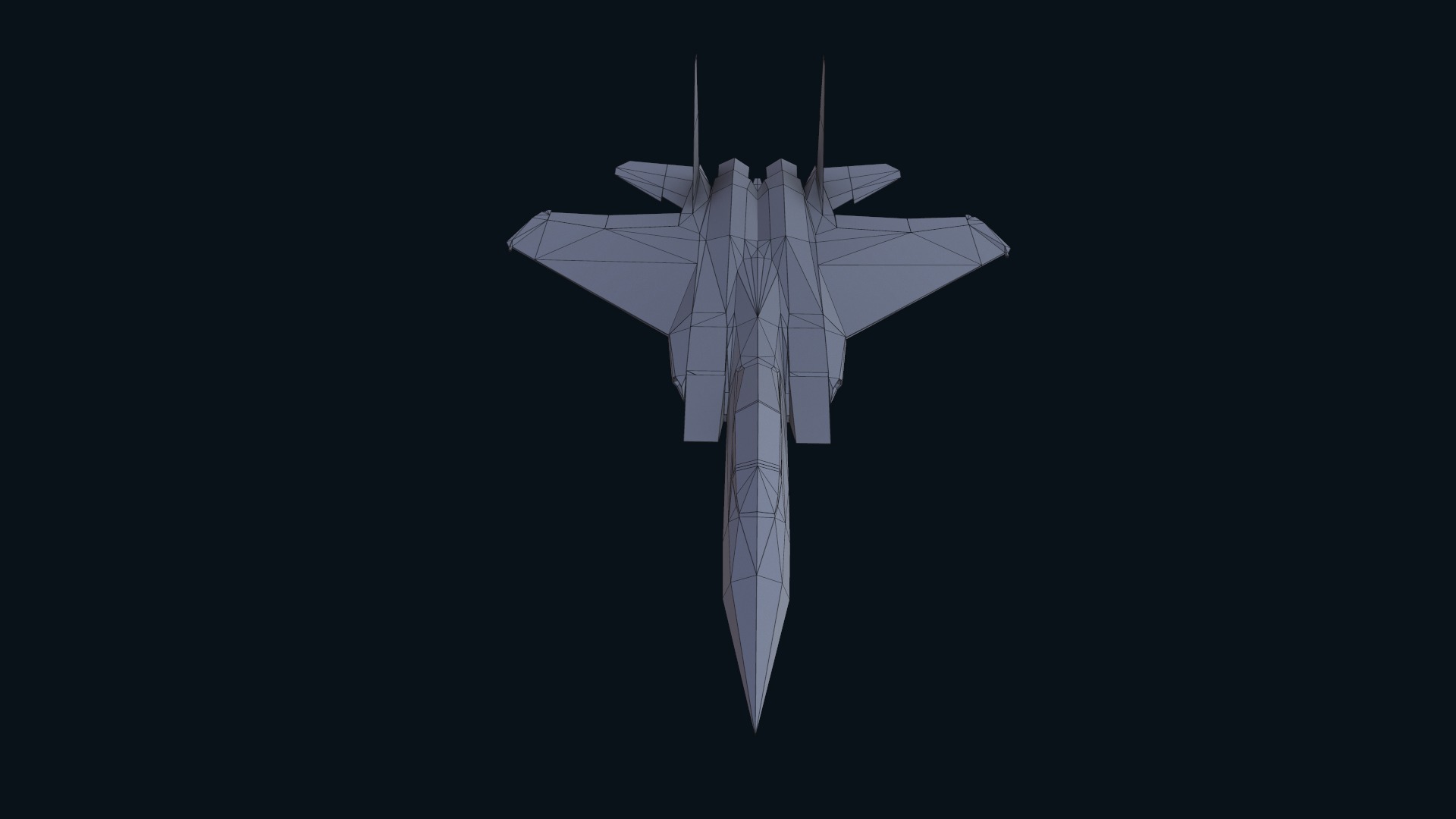 Asset - Army - F15 Eagle 3D MODEL Low-poly 3D model_48