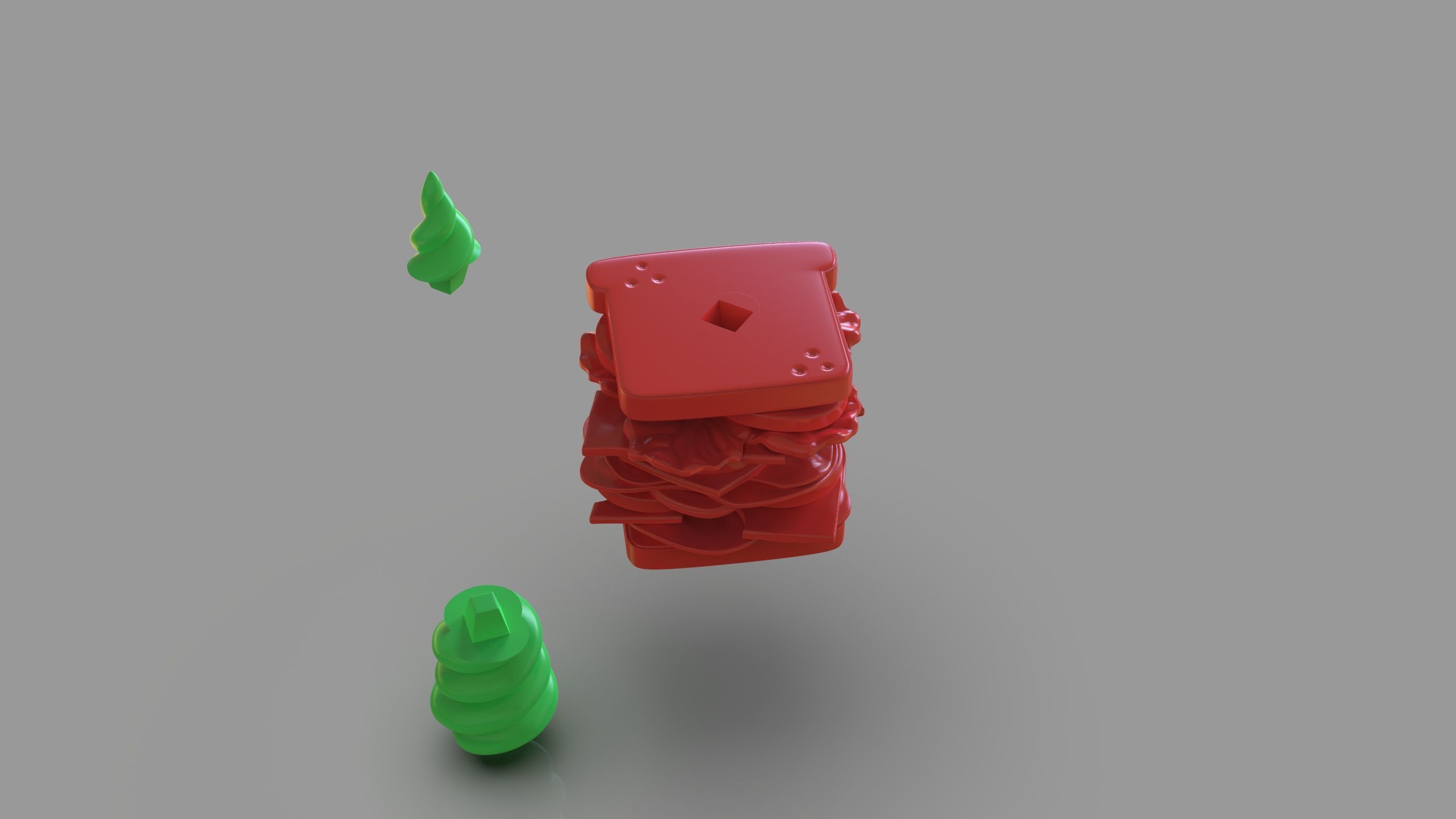 Magical Sandwich 3D print model_11