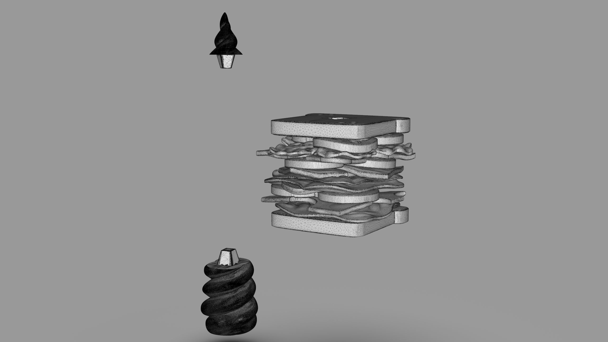 Magical Sandwich 3D print model_20