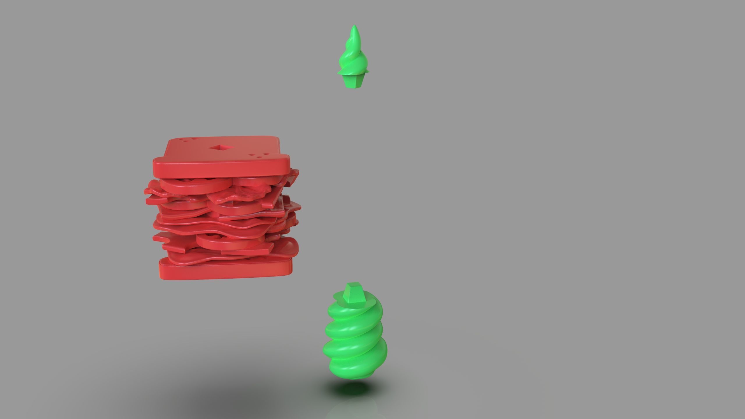 Magical Sandwich 3D print model_9