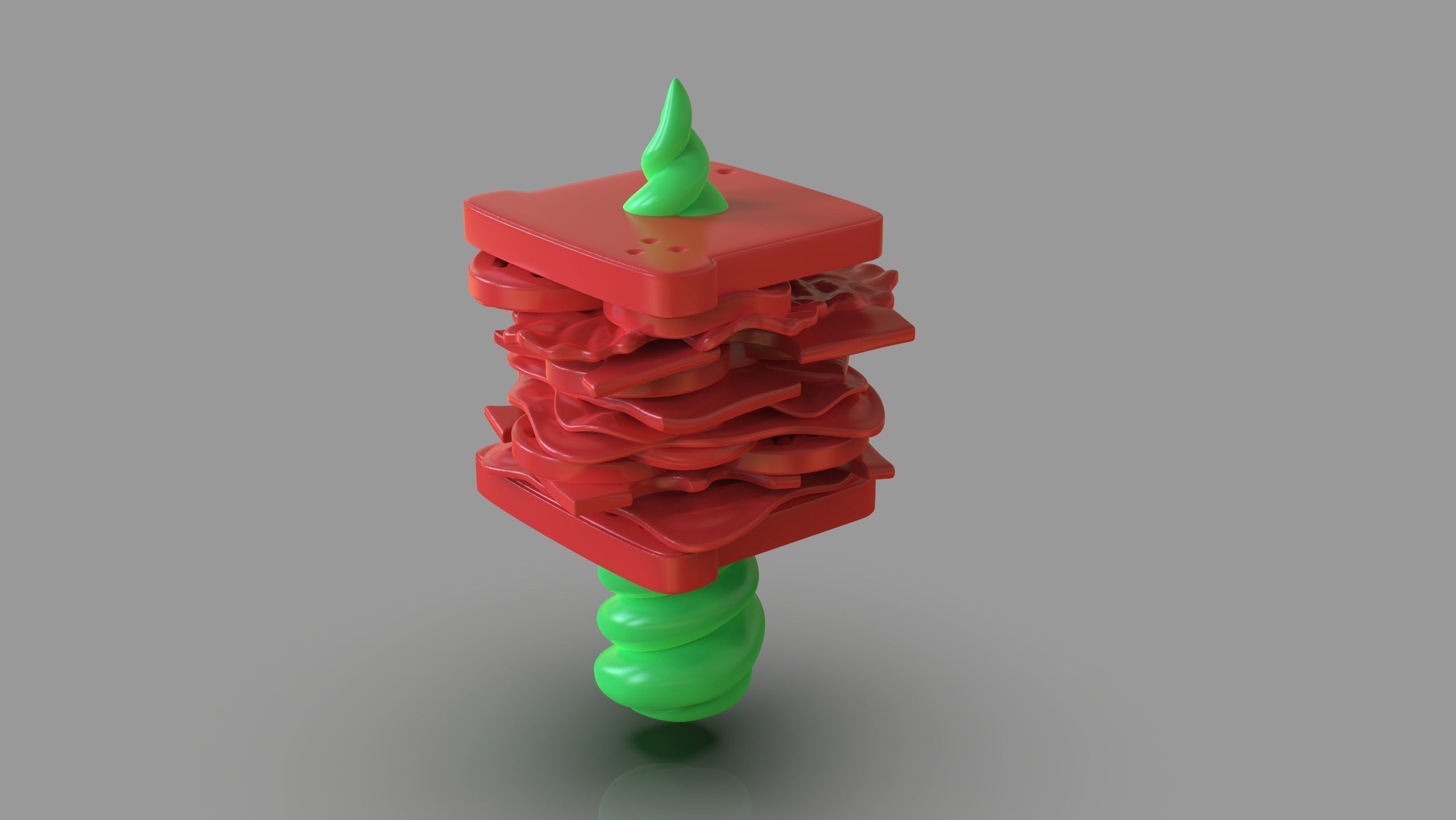 Magical Sandwich 3D print model_2