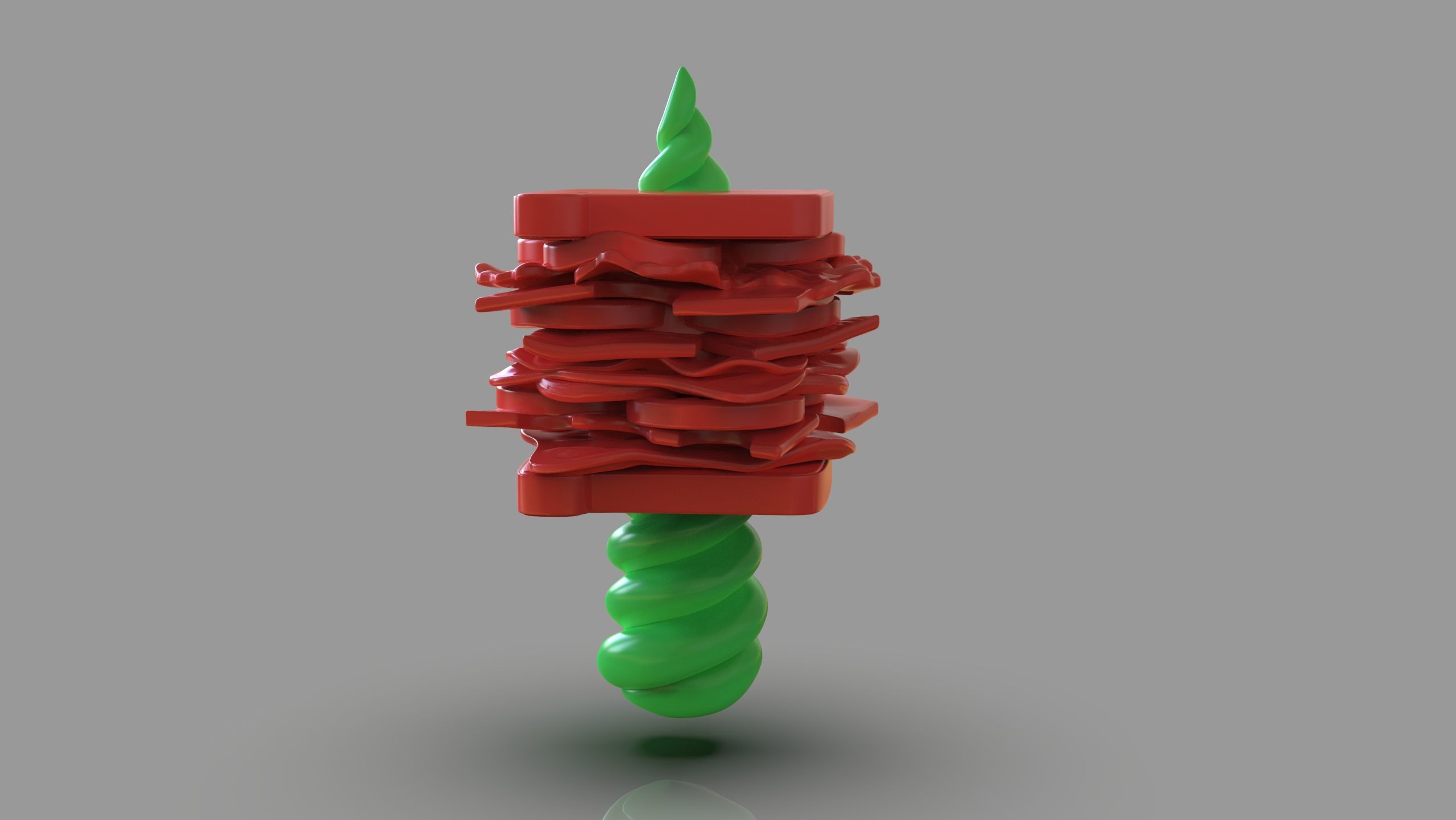 Magical Sandwich 3D print model_3
