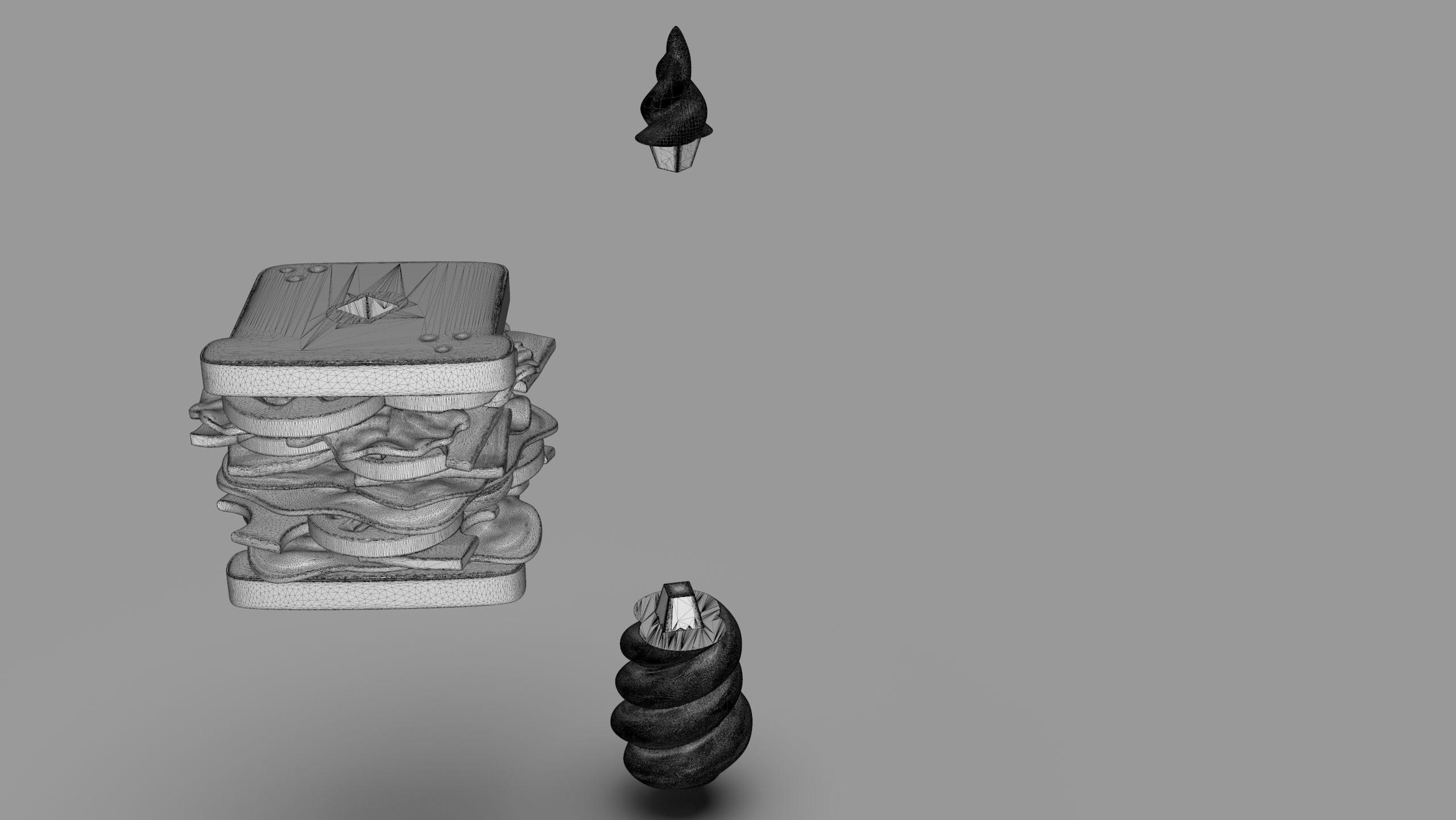 Magical Sandwich 3D print model_22