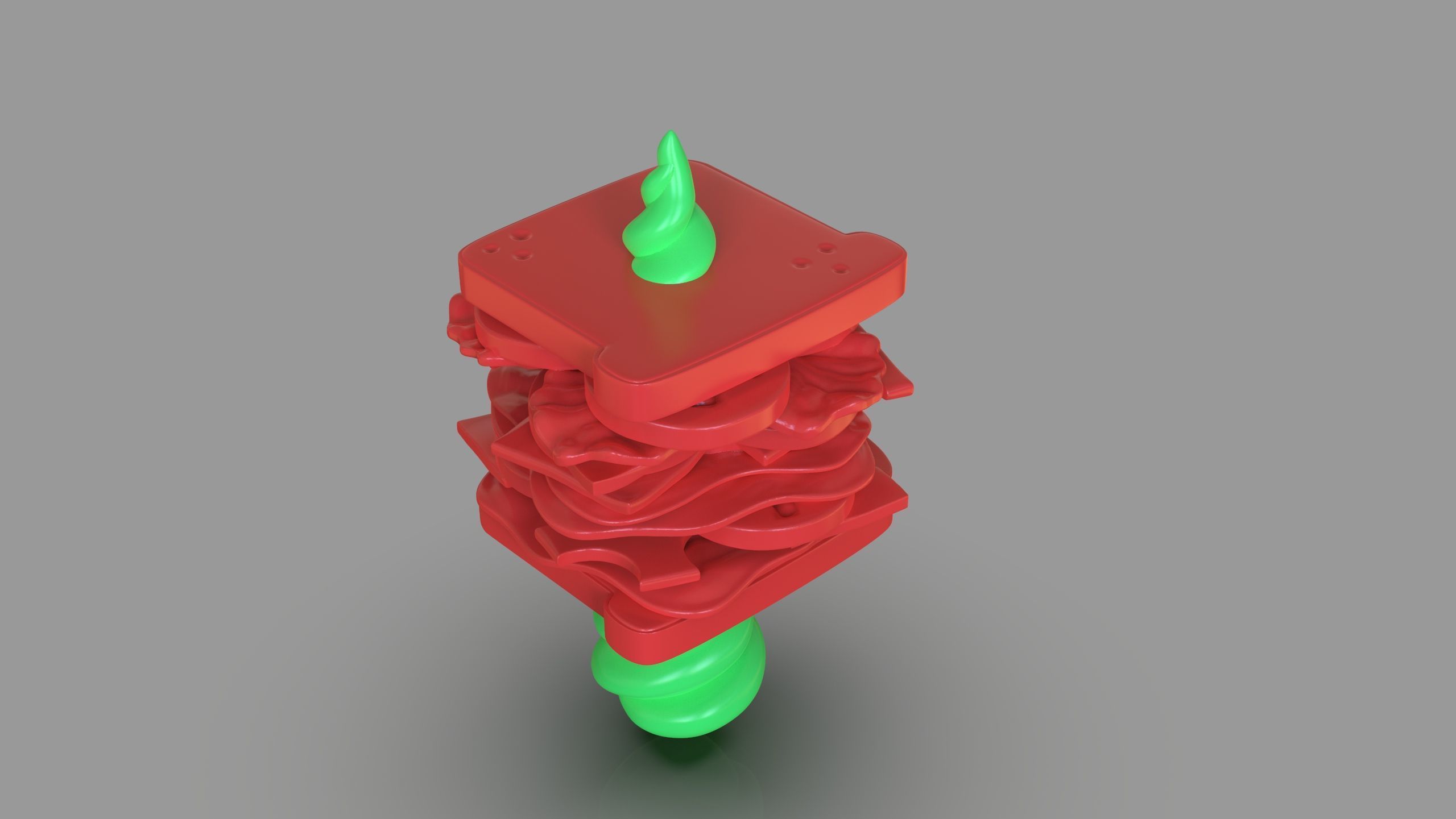 Magical Sandwich 3D print model_7