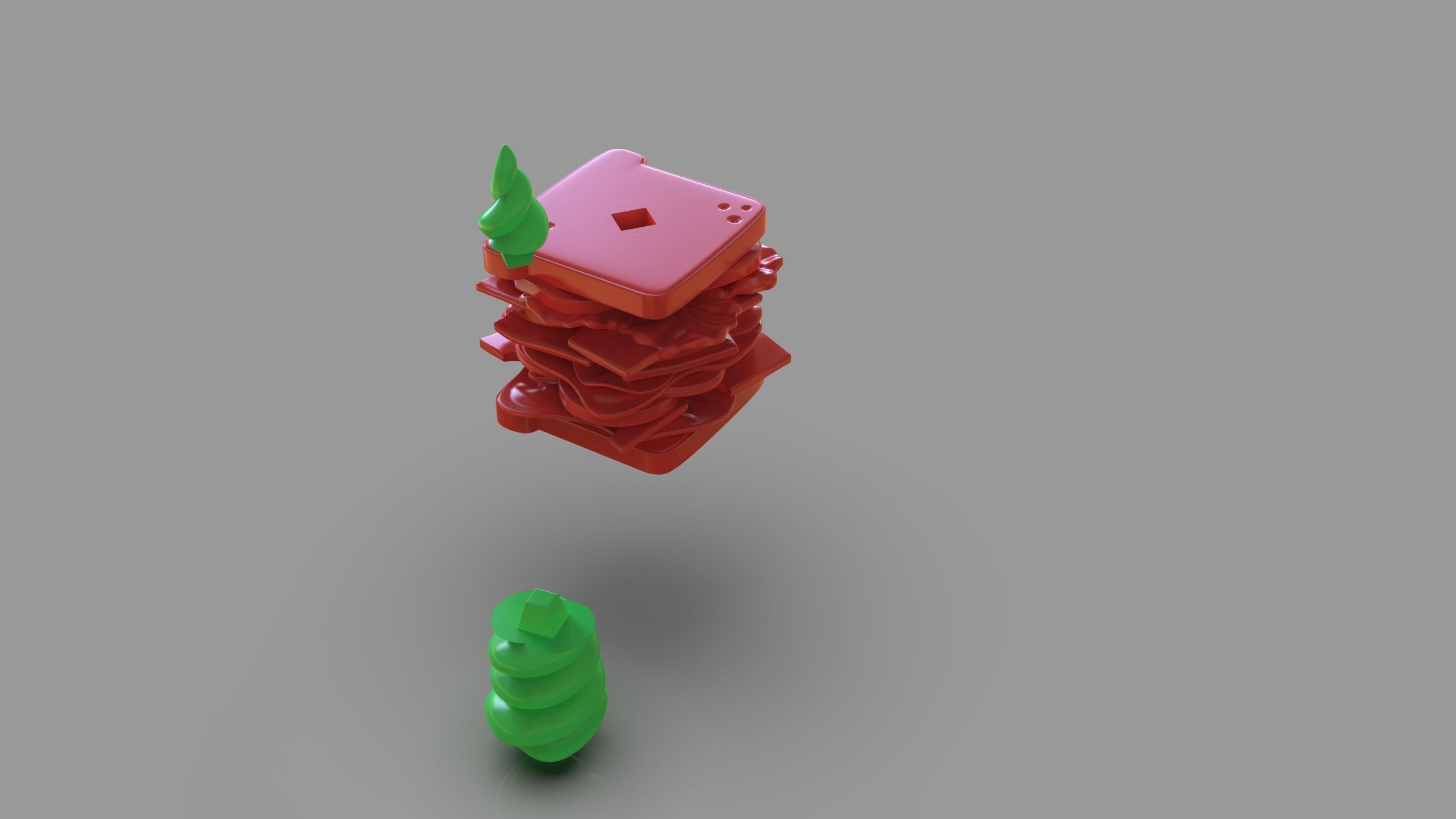 Magical Sandwich 3D print model_12