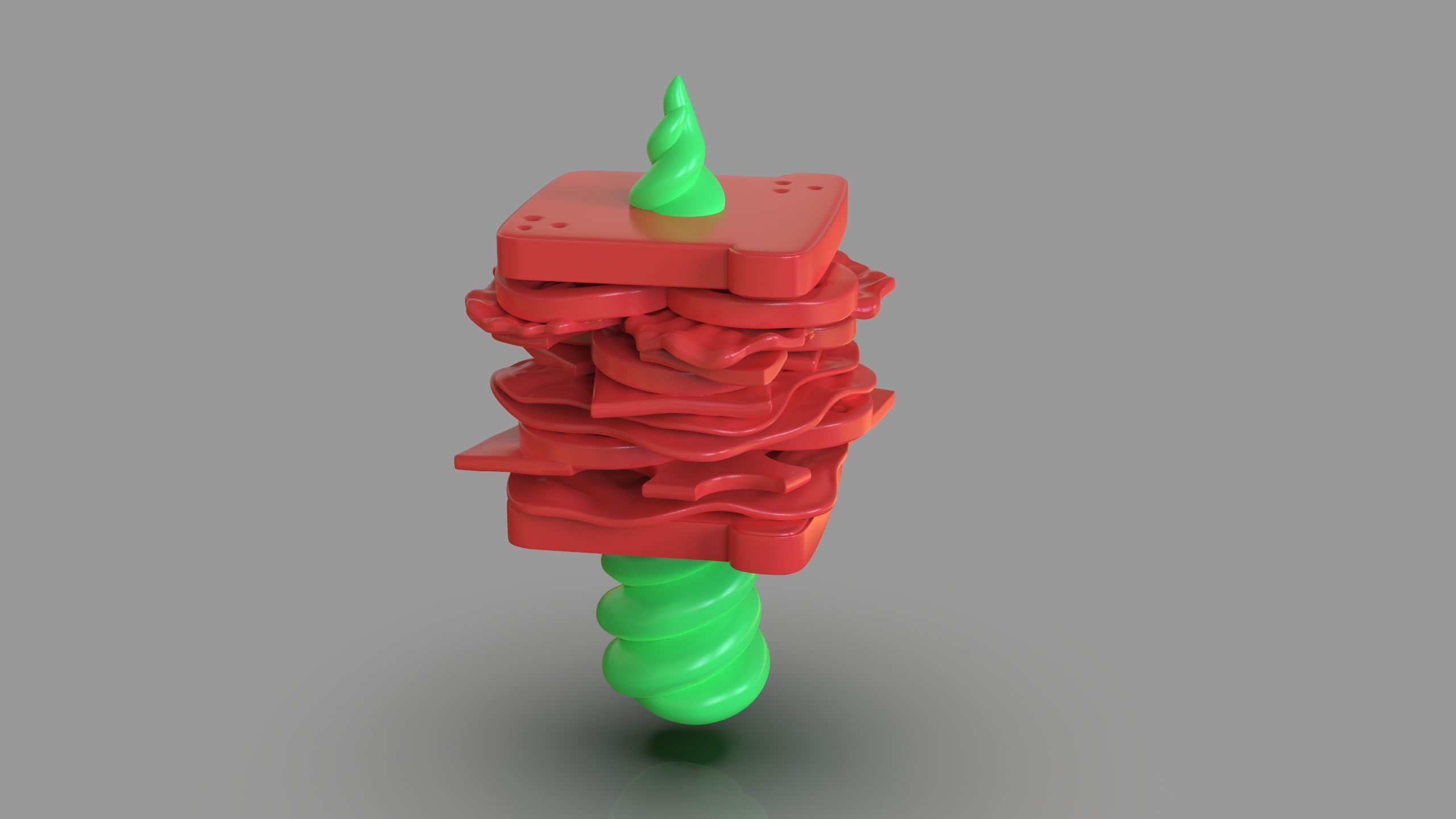 Magical Sandwich 3D print model_6