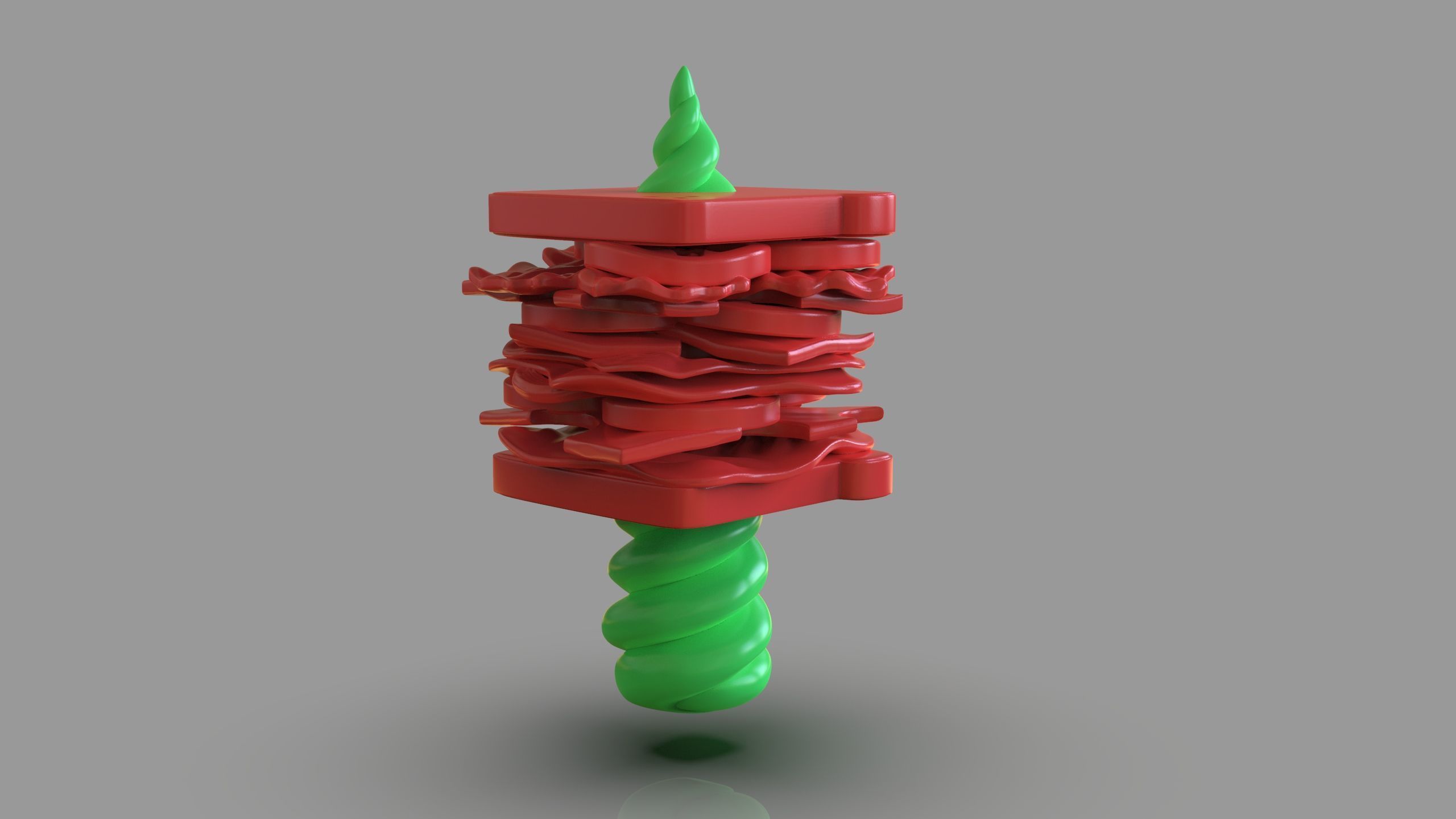 Magical Sandwich 3D print model_5