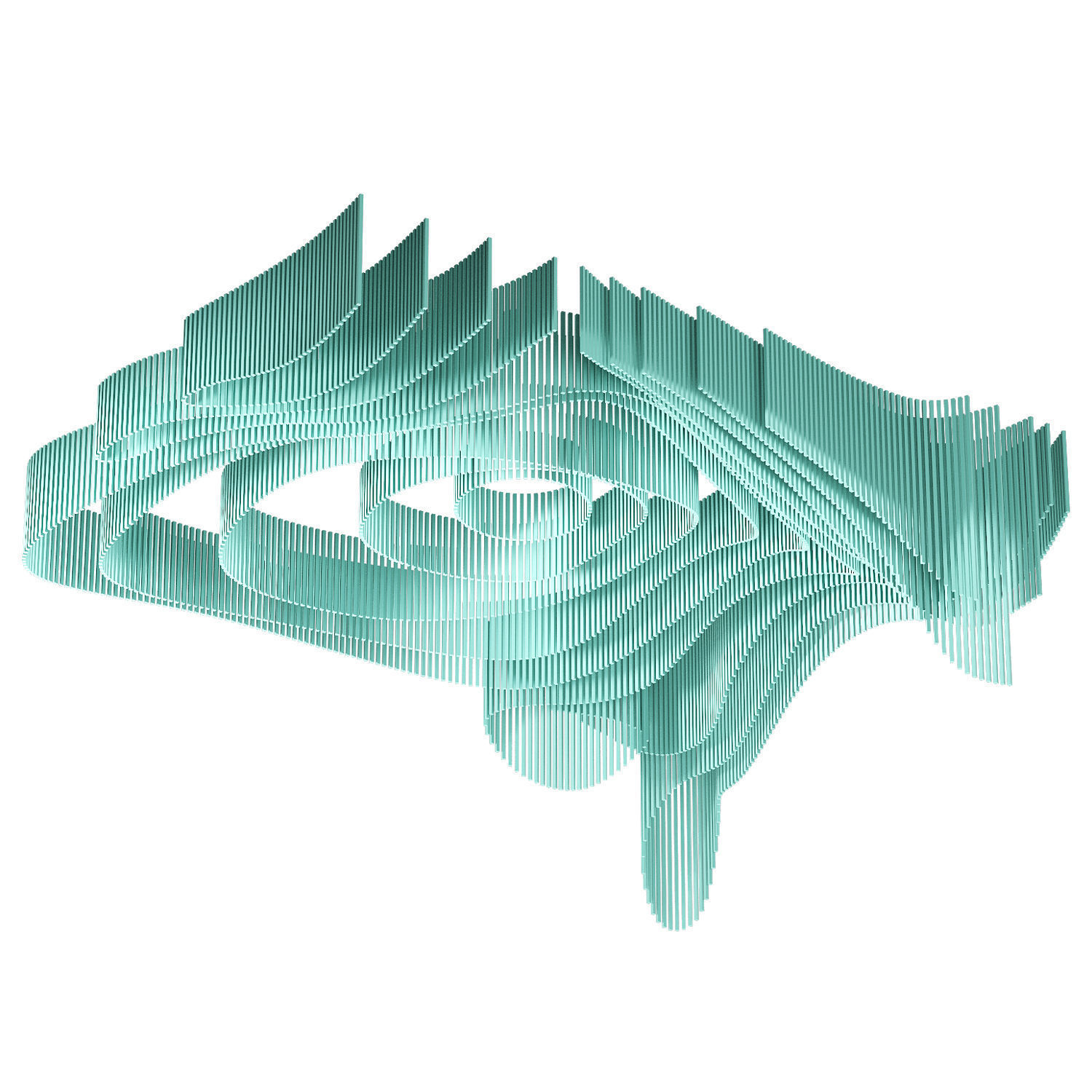 parametric installation 3D model_2