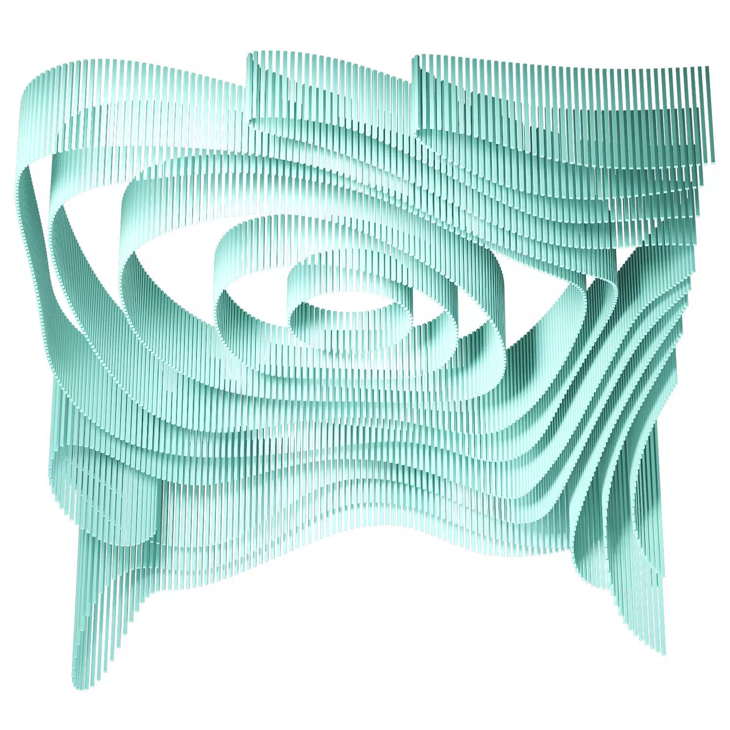 parametric installation 3D model_0