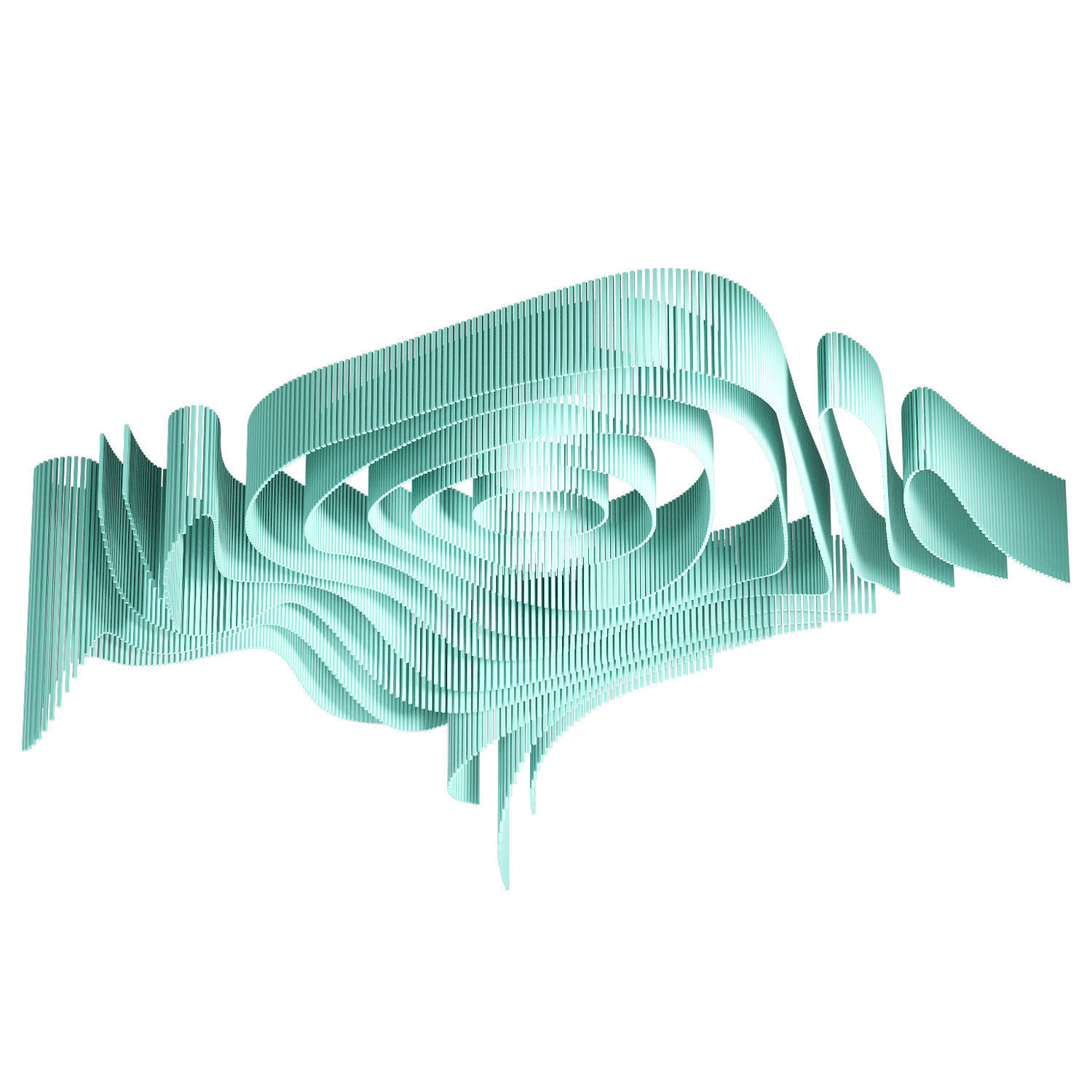 parametric installation 3D model_1