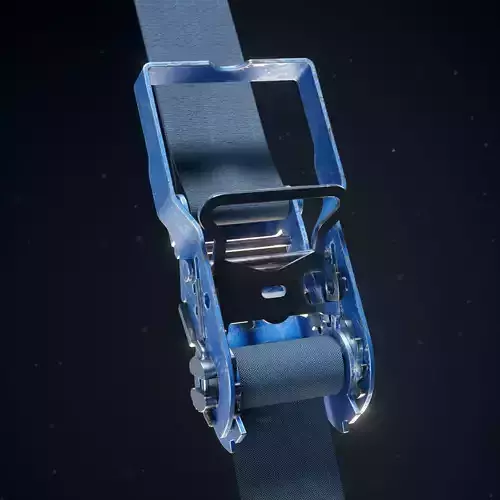 Ratchet Strap Low poly model Low-poly 3D model