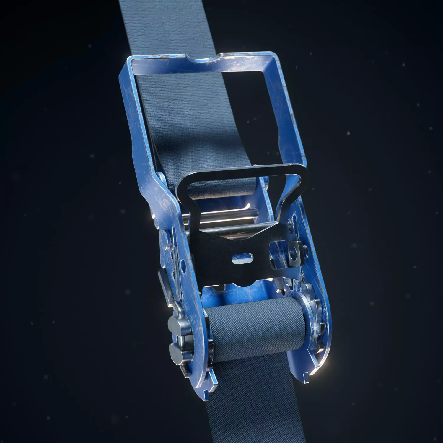 Ratchet Strap Low poly model Low-poly 3D model_0