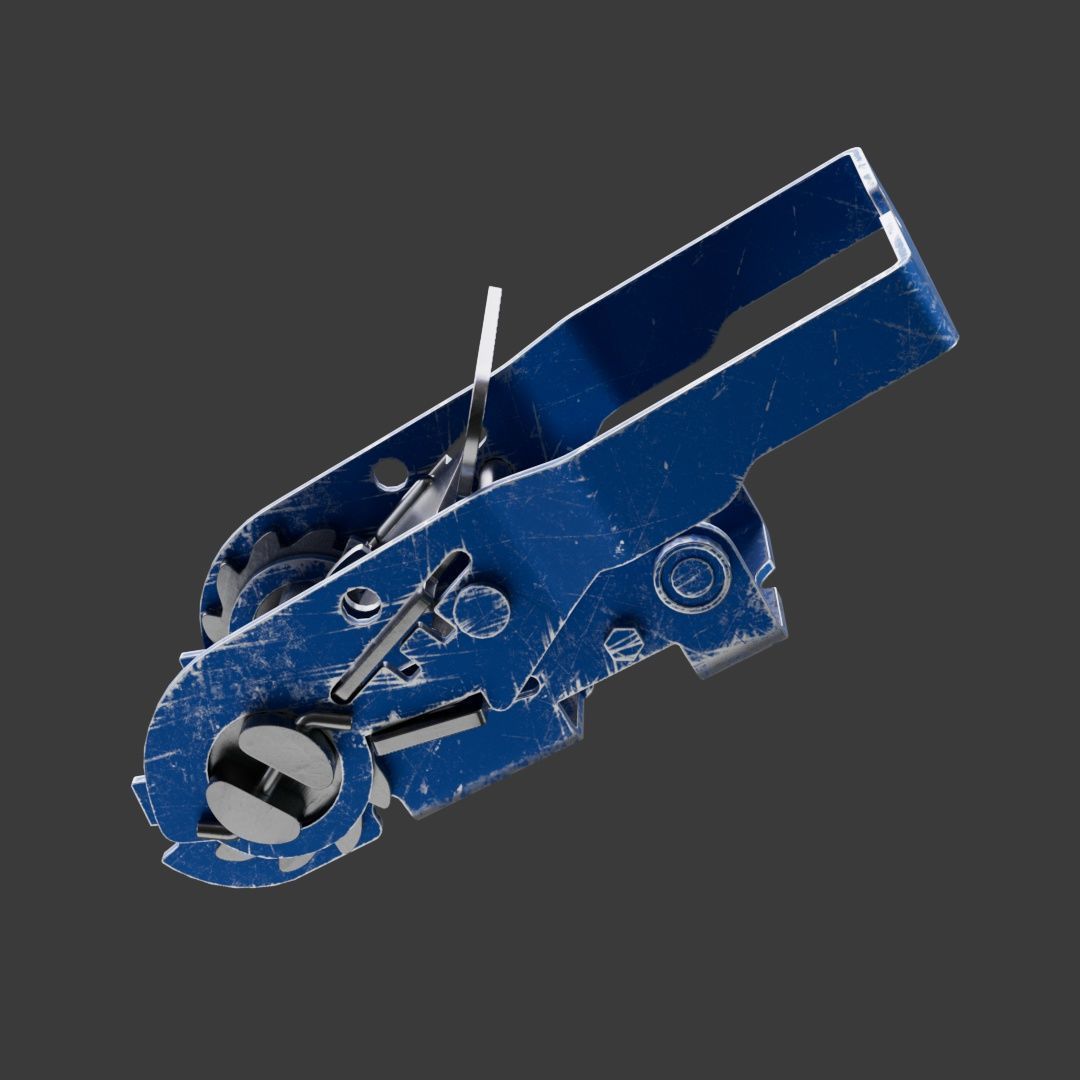 Ratchet Strap Low poly model Low-poly 3D model_5