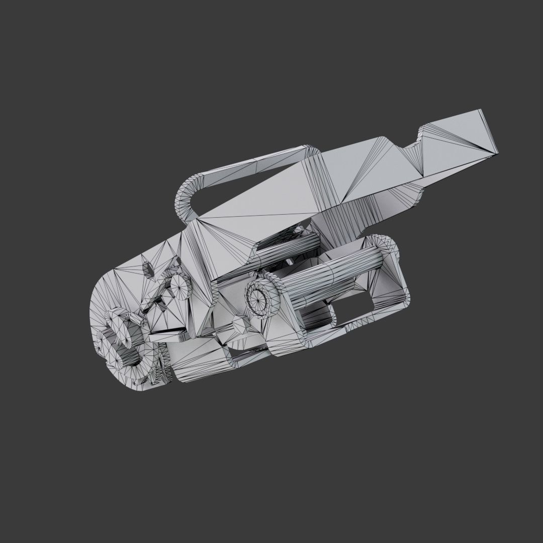 Ratchet Strap Low poly model Low-poly 3D model_13