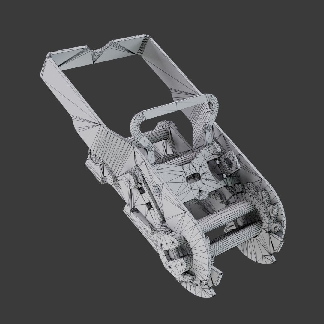 Ratchet Strap Low poly model Low-poly 3D model_9
