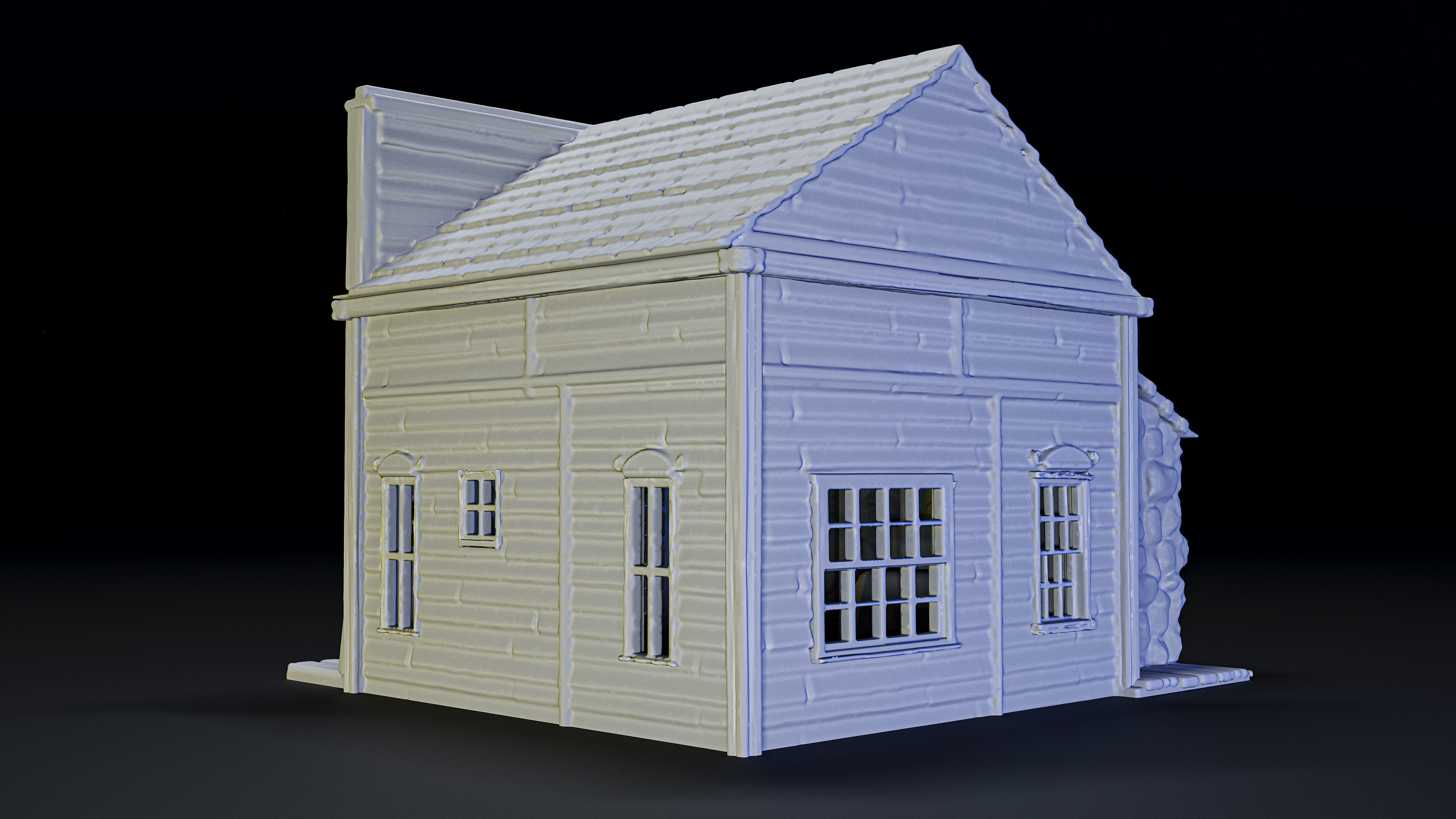 undertakers old west building 3D print model_2